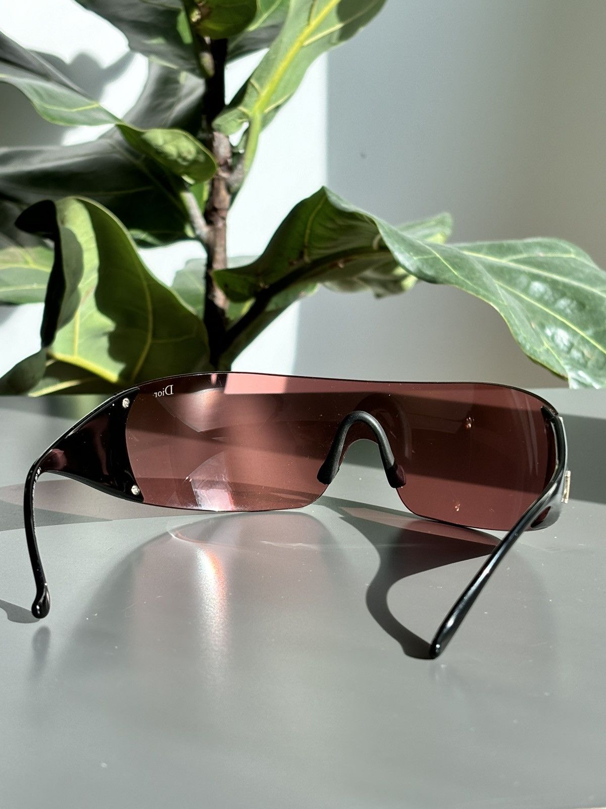 Dior Dior Sunglasses Ski 5 Mask Sport Bike Pop Vintage 90s Size ONE SIZE - 4 Thumbnail
