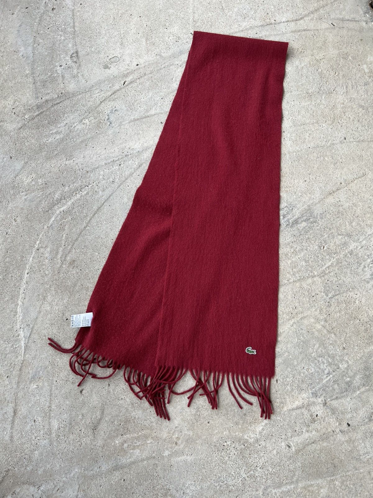 Lacoste Lacoste Wool Scarves Size ONE SIZE - 2 Thumbnail