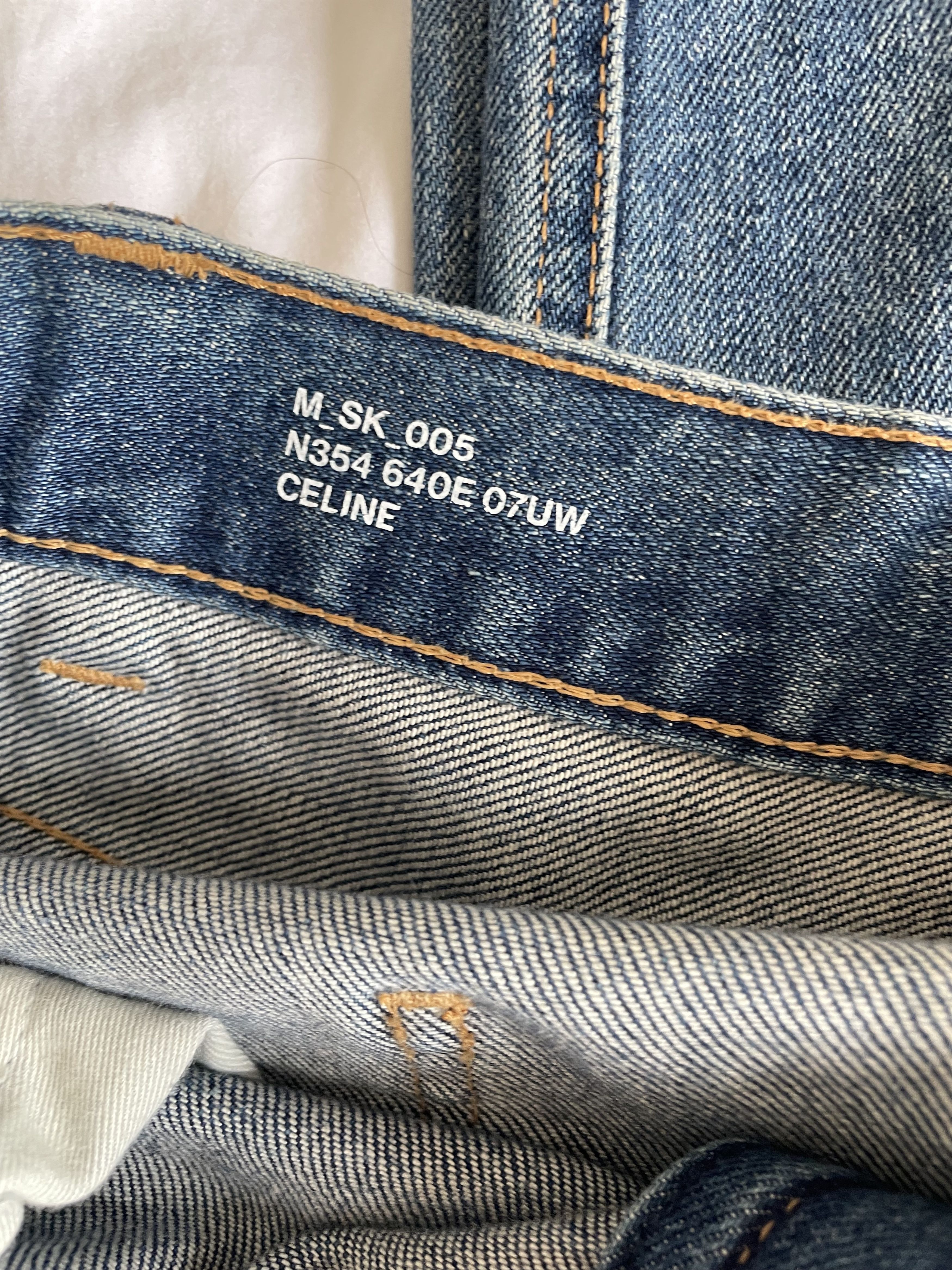 Celine Union Wash Skinny Jeans Size US 31 - 12 Thumbnail