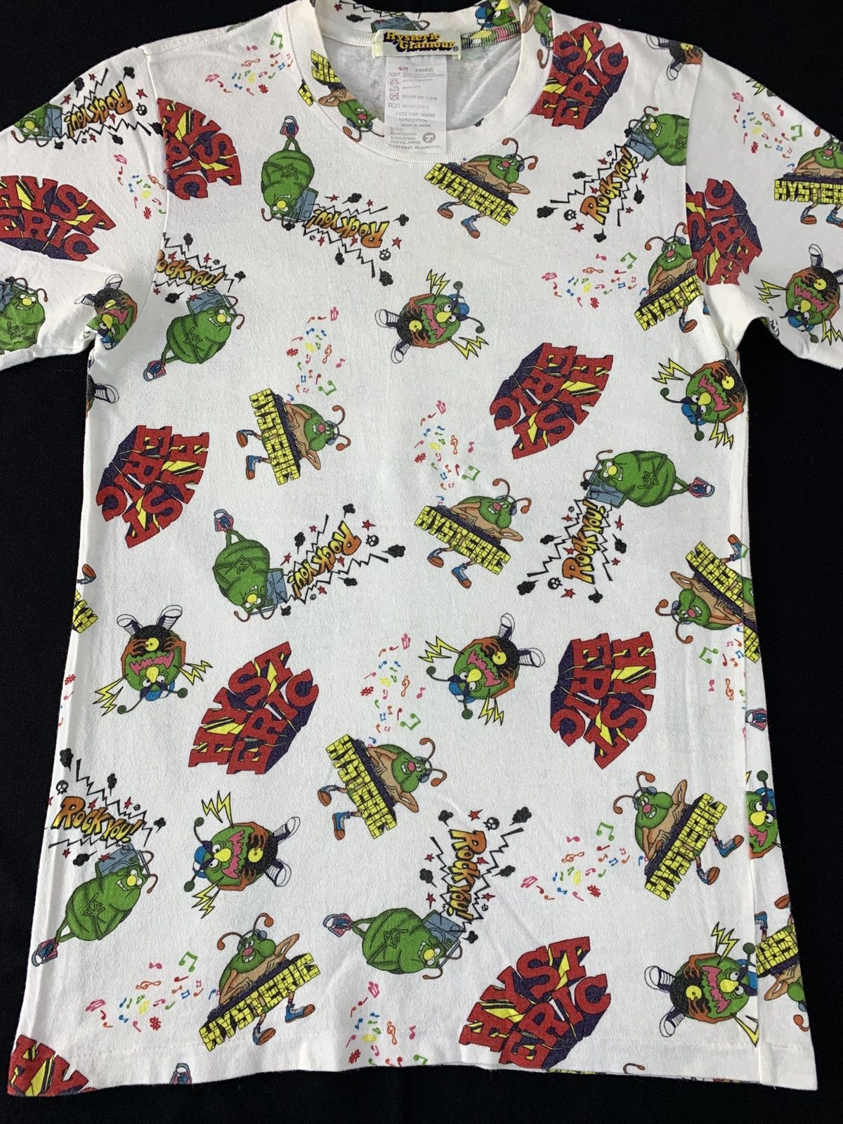 Hysteric Glamour Hysteric Glamour Bugs Rock You Ovp Printed Tee Size US S / EU 44-46 / 1 - 3 Thumbnail