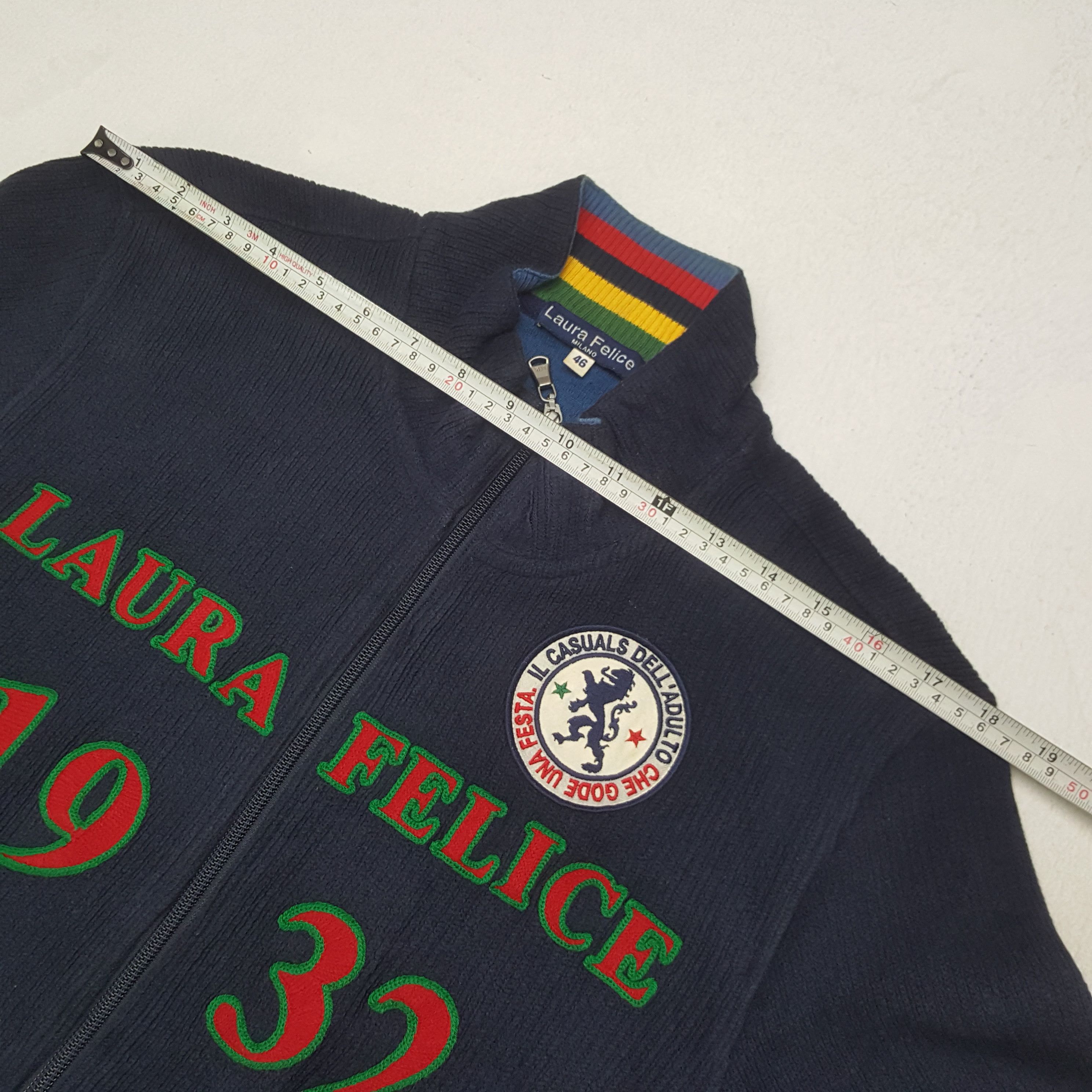 Japanese Brand × Vintage Vintage Laura Felice 1932 Zipper Sweatshirt Size US S / EU 44-46 / 1 - 5 Thumbnail