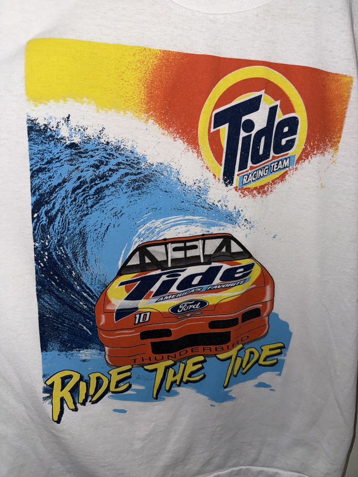 NASCAR × Vintage Vintage NASCAR Tide Racing Tee Size US XL / EU 56 / 4 - 2 Thumbnail