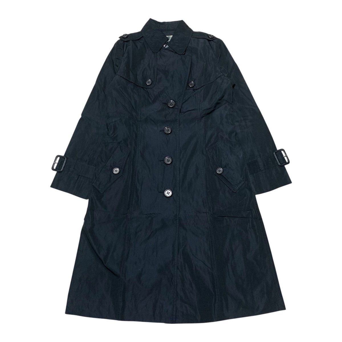 Burberry Vintage 90s Burberry Long Coat Nova Check Size XS / US 0-2 / IT 36-38 - 1 Thumbnail