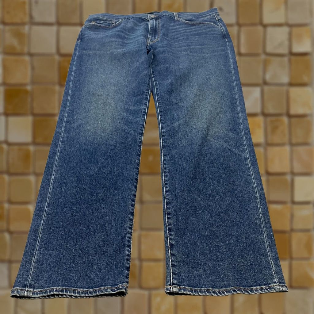 Vintage Joes Jeans Brixton Jeans Mens 40x32 Blue Medium Wash Slim Straight Stretch Denim Boy Boy? Size US 40 / EU 56 - 1 Thumbnail