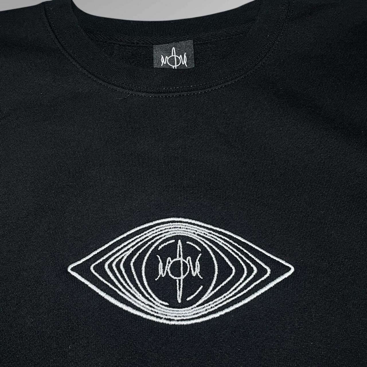 Other Quantum Embroidered Eye Crewneck Sweatshirt 🌀 Size US M / EU 48-50 / 2 - 2 Thumbnail