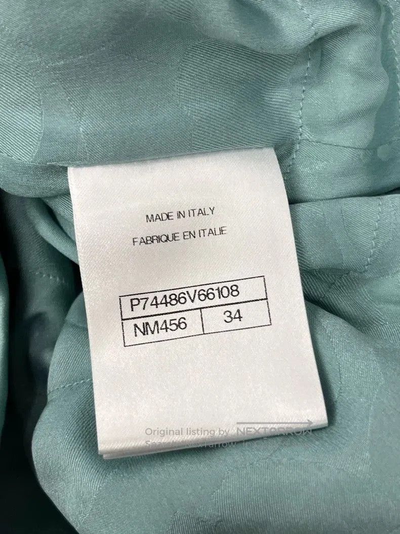 Chanel Chanel 23P Blue Silk Trench Coat. Size US M / EU 48-50 / 2 - 5 Thumbnail