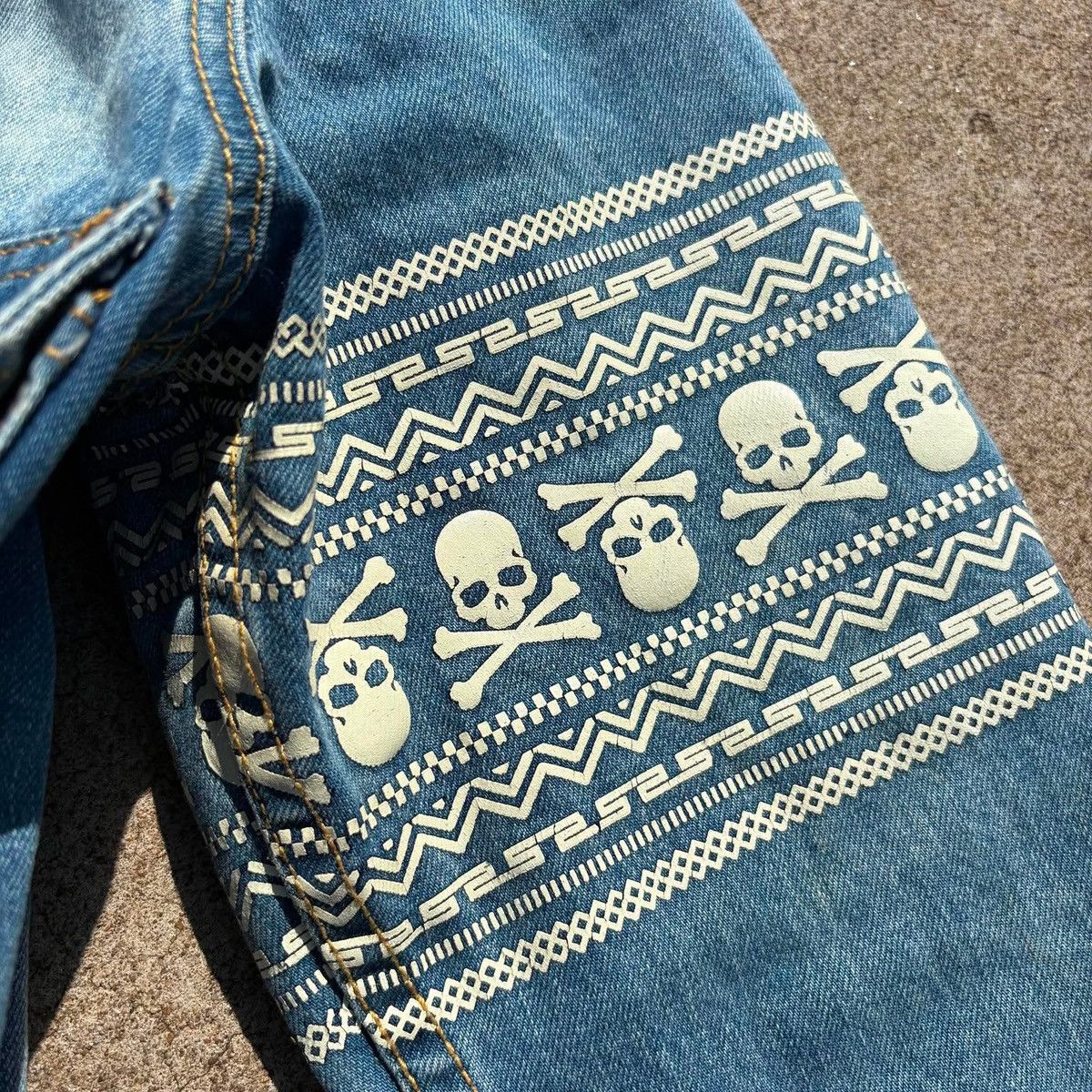 Mastermind Japan Mastermind Japan Skull Hardware Denim Jacket Size US M / EU 48-50 / 2 - 16 Thumbnail