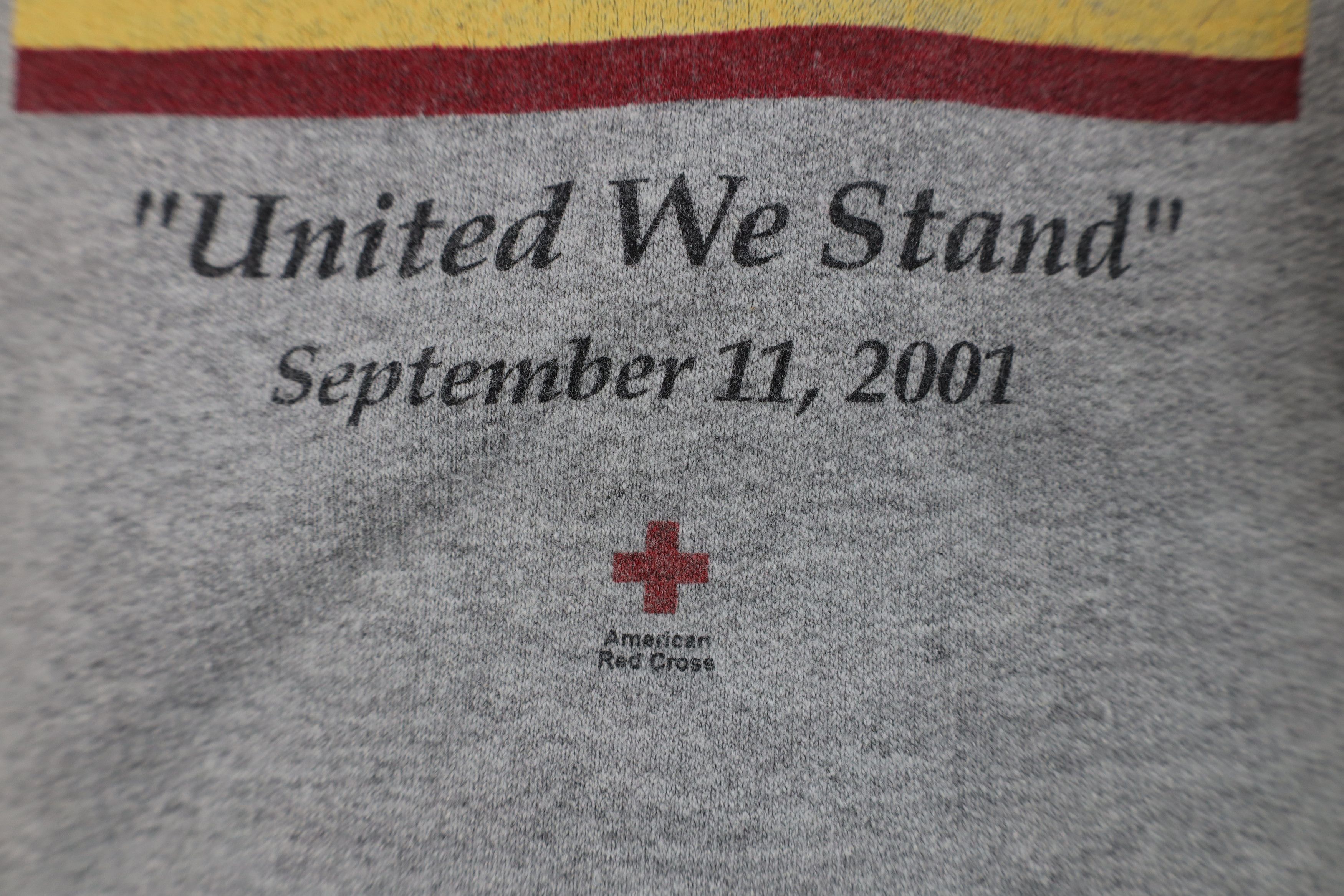 Vintage Vintage Y2K September 11 United We Stand Flag Sweatshirt Size M / US 6-8 / IT 42-44 - 5 Thumbnail