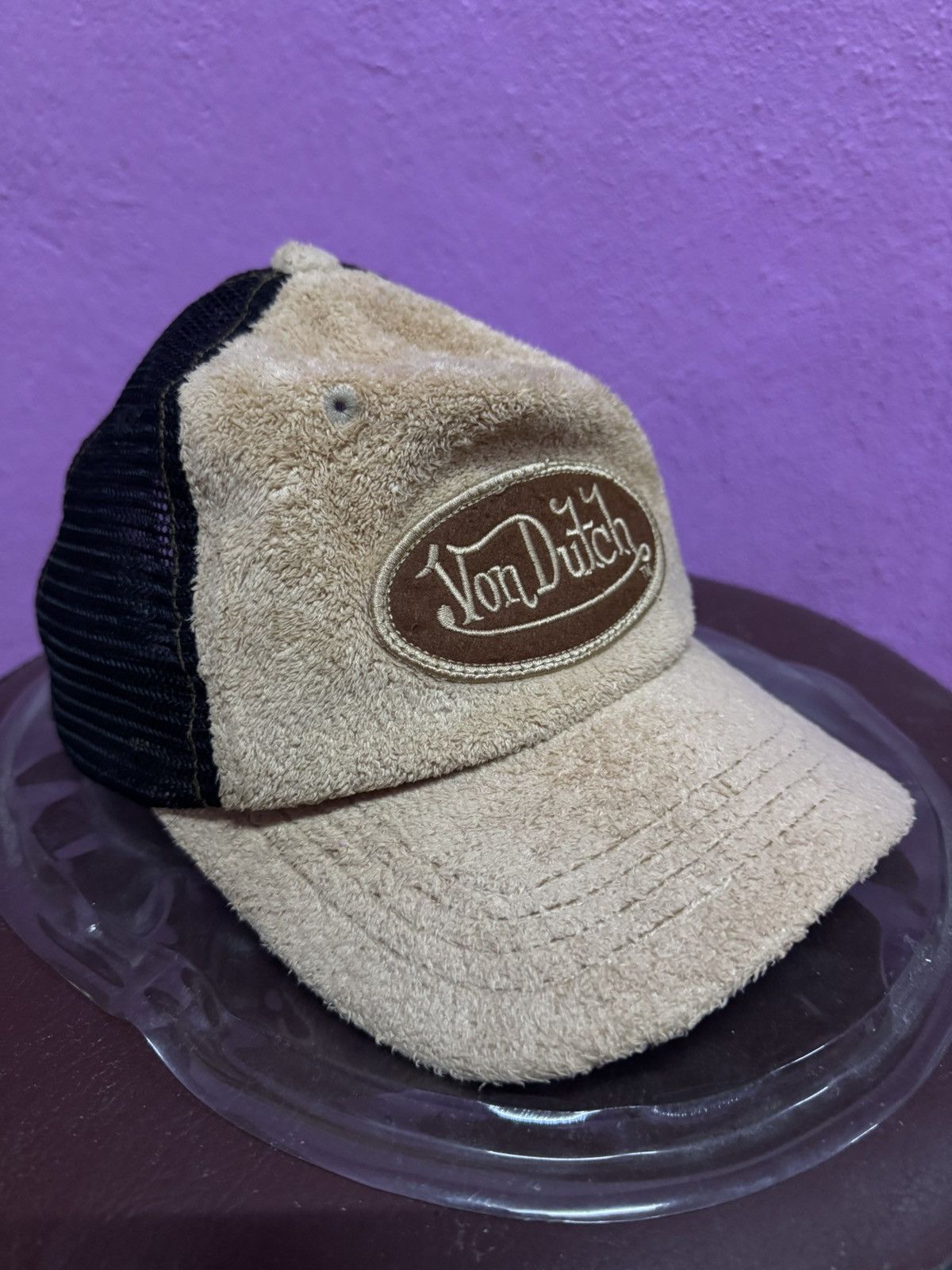 Von Dutch Von Dutch Fleece Trucker Snapback Cap One Size Size ONE SIZE - 3 Thumbnail