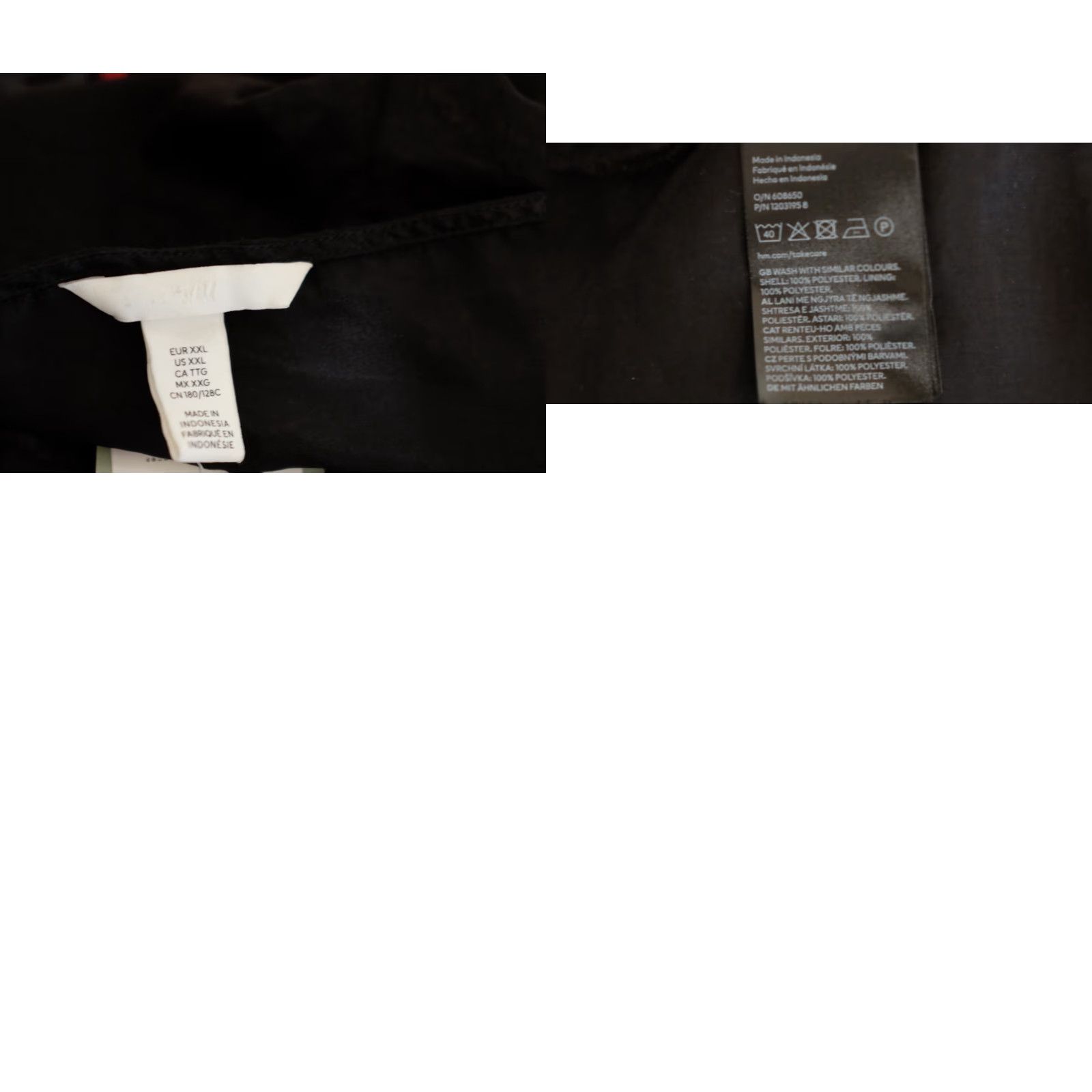 H&M NWT! H&M Black Halter Top Open Back Lightweight Satin Women's XXL Size XXL / US 16-18 / IT 52-54 - 8 Thumbnail