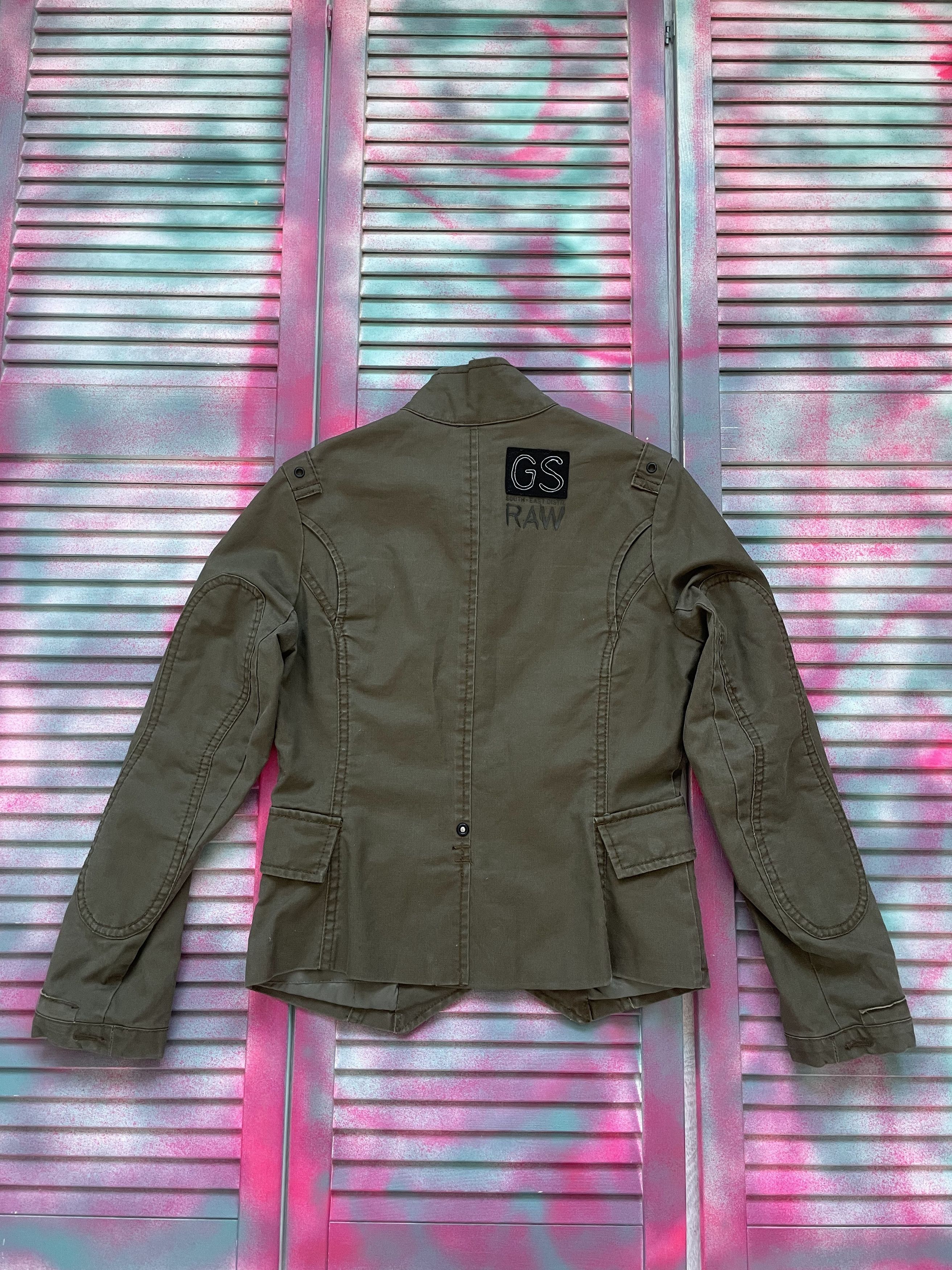 G-Star Vintage G-Star Raw Biker Style Women's Jacket Streetwear Size L / US 10 / IT 46 - 12 Thumbnail