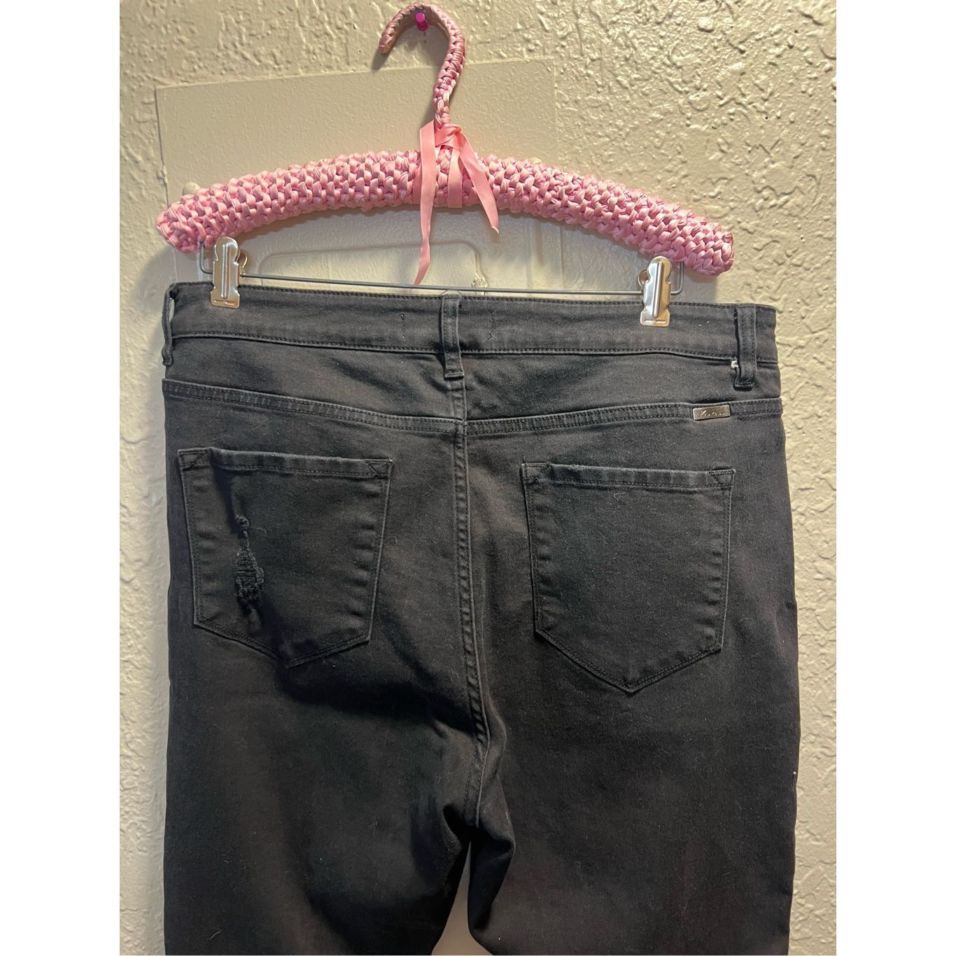 Other Kancan Black Distressed Skinny Jeans Woman’s Size XL Size 32" / US 10 / IT 46 - 10 Thumbnail