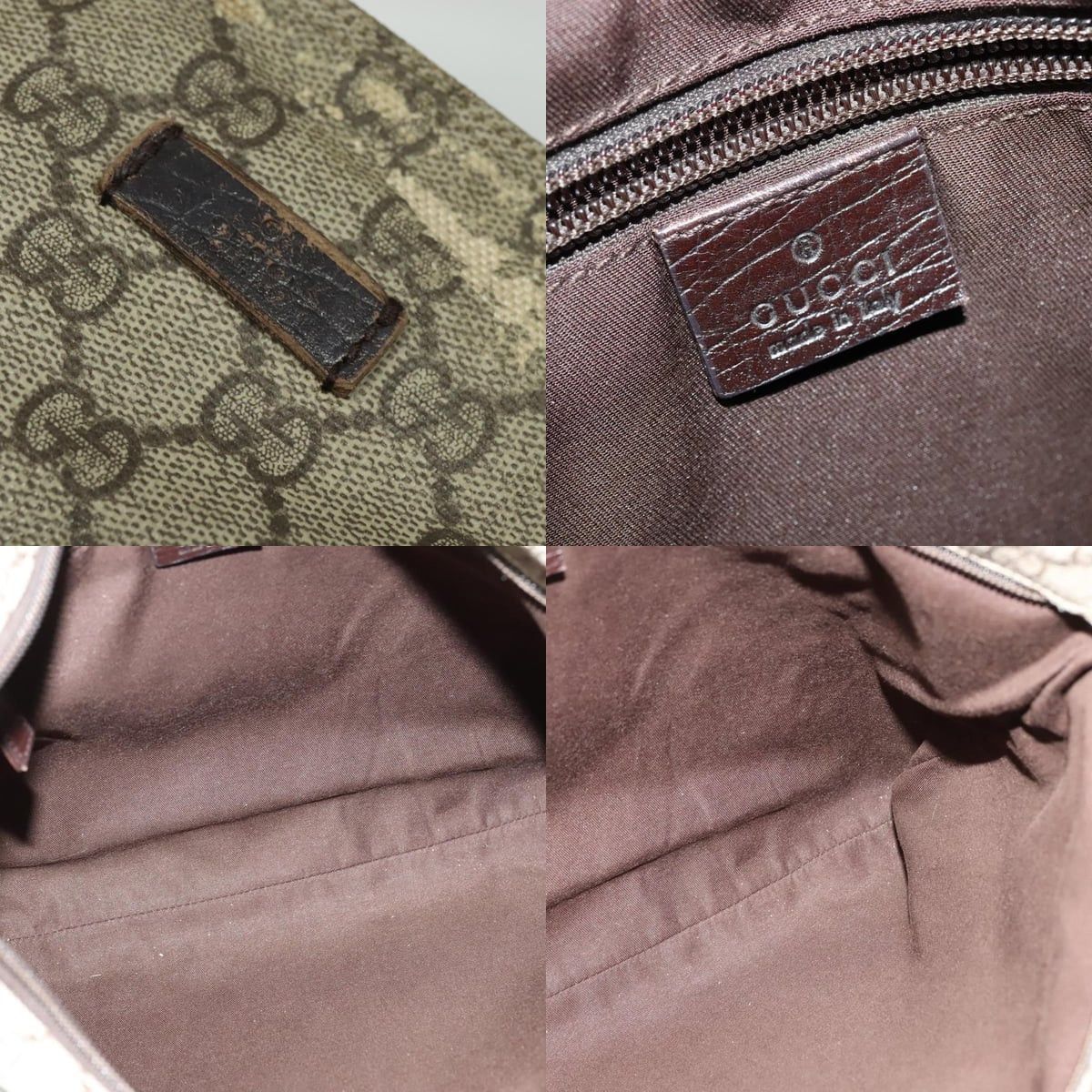 Gucci GUCCI GG Supreme Shoulder Bag Pvc Beige Silver Size ONE SIZE - 11 Thumbnail