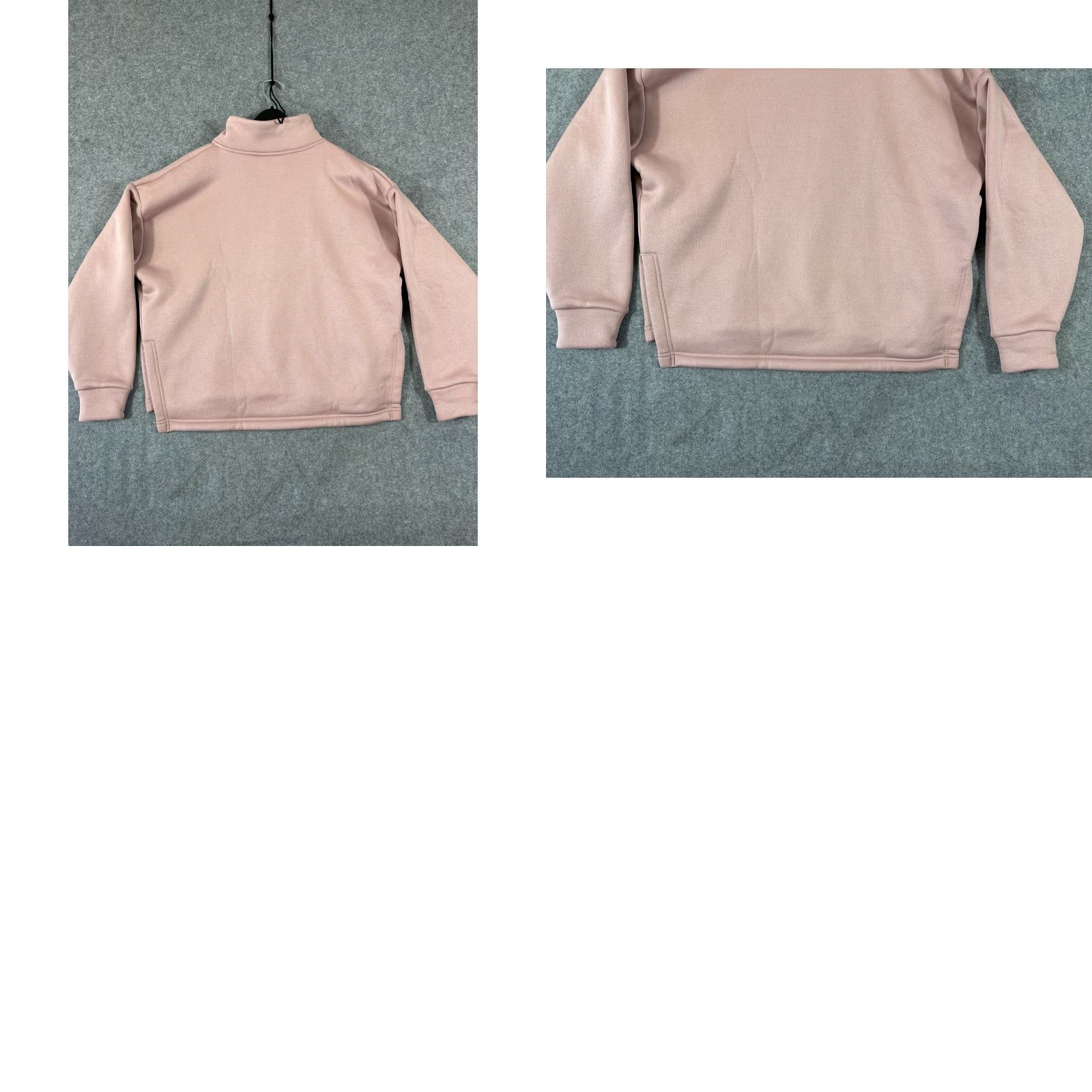 Under Armour Under Armour Fleece Jacket Womens M Pink Half-Zip Pullover Loose Mock Neck NWT Size M / US 6-8 / IT 42-44 - 9 Thumbnail