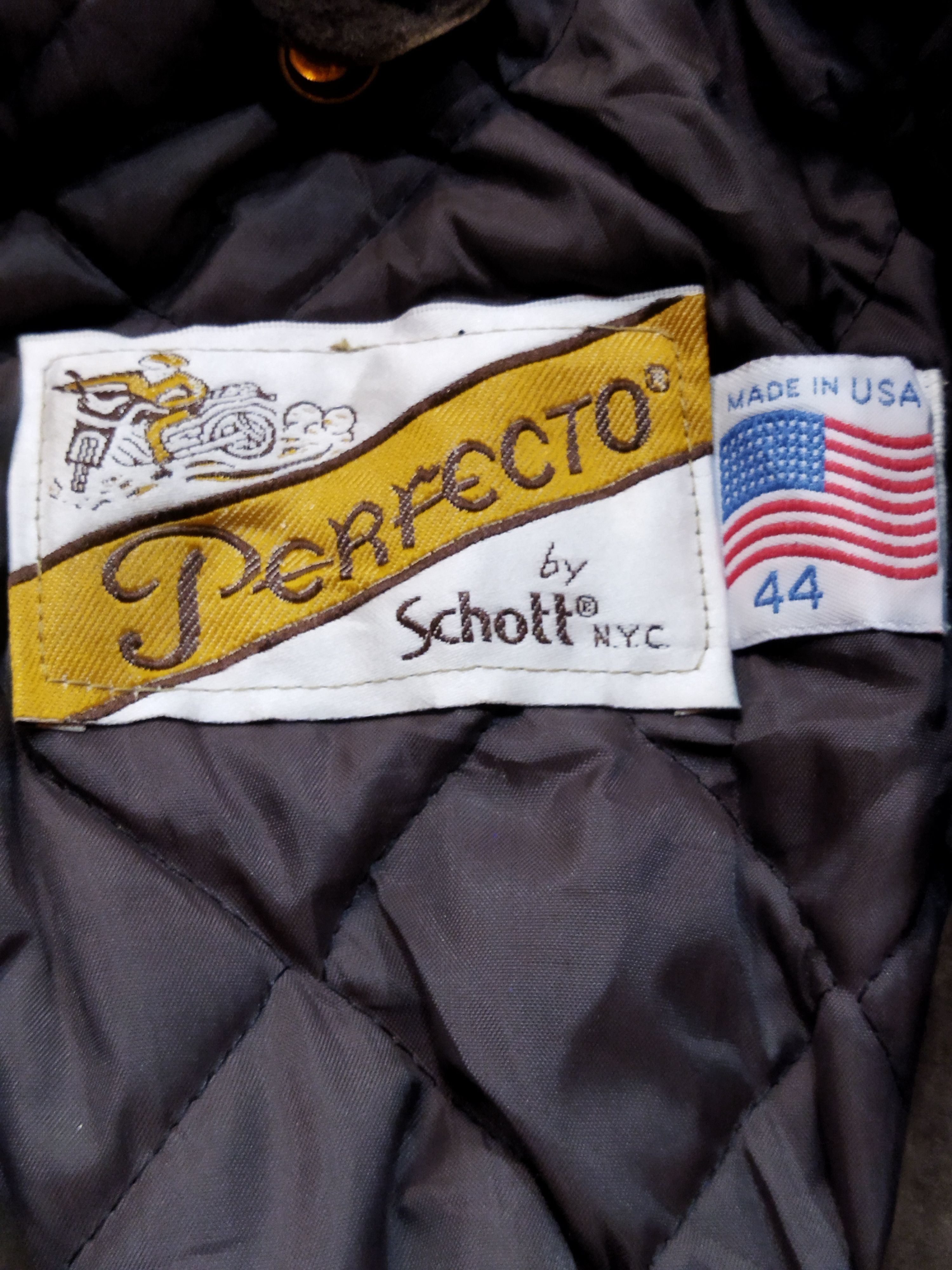 Schott Vintage Schott Perfecto Leather Jacket Size US L / EU 52-54 / 3 - 6 Thumbnail