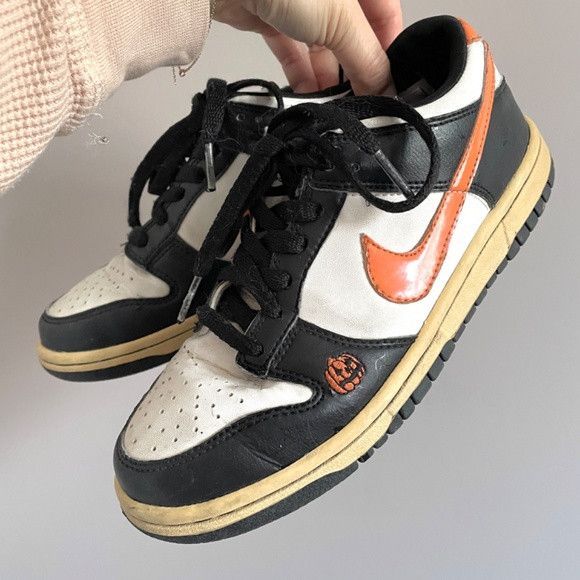 Nike × Vintage Nike Dunk Low GS Halloween - Youth's 5 / Women's 6-6.5US Size US 6.5 / IT 36.5 - 5 Thumbnail
