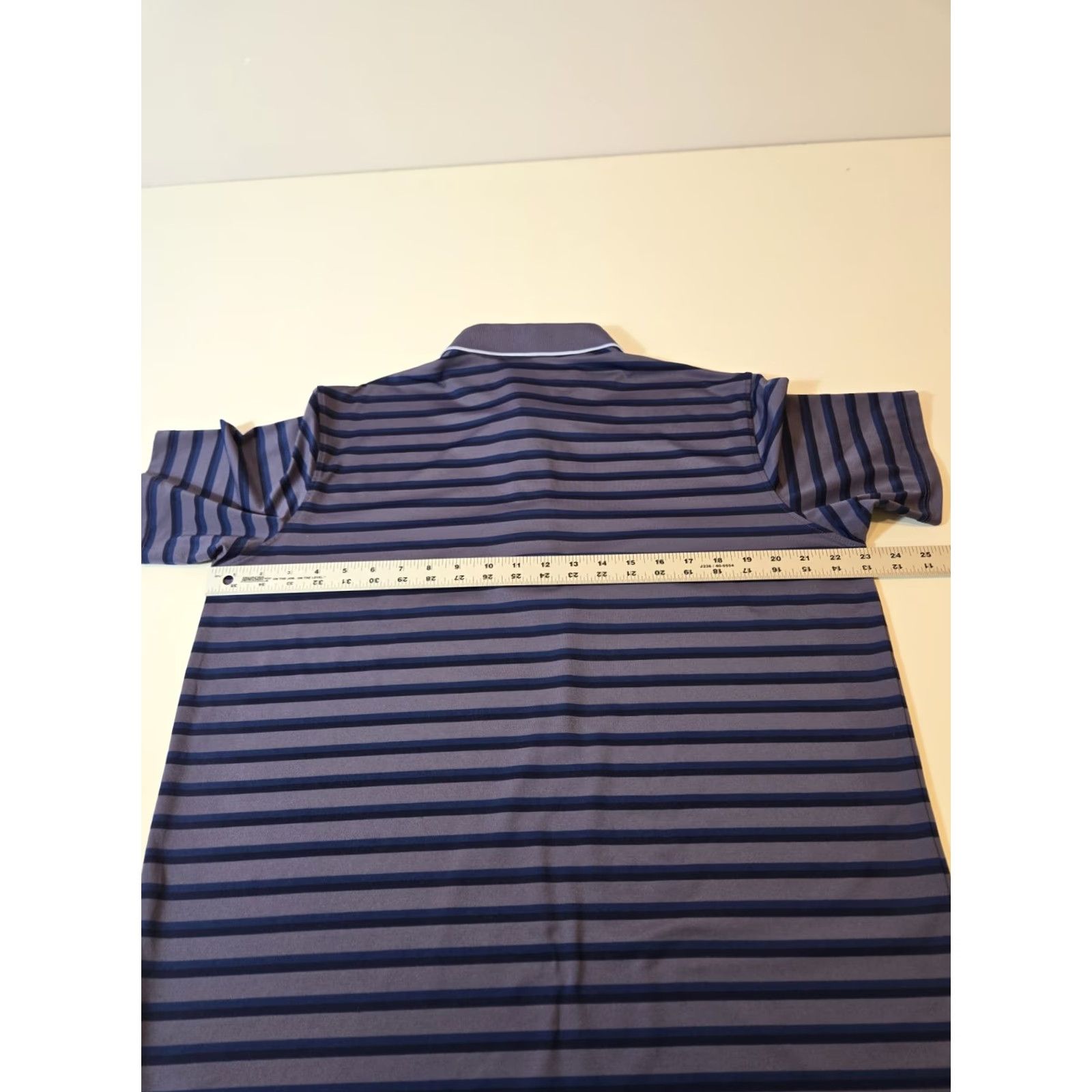 Vintage Greyson Polo Shirt Striped Blue Men's L Polo Golf Performance Size US L / EU 52-54 / 3 - 7 Thumbnail