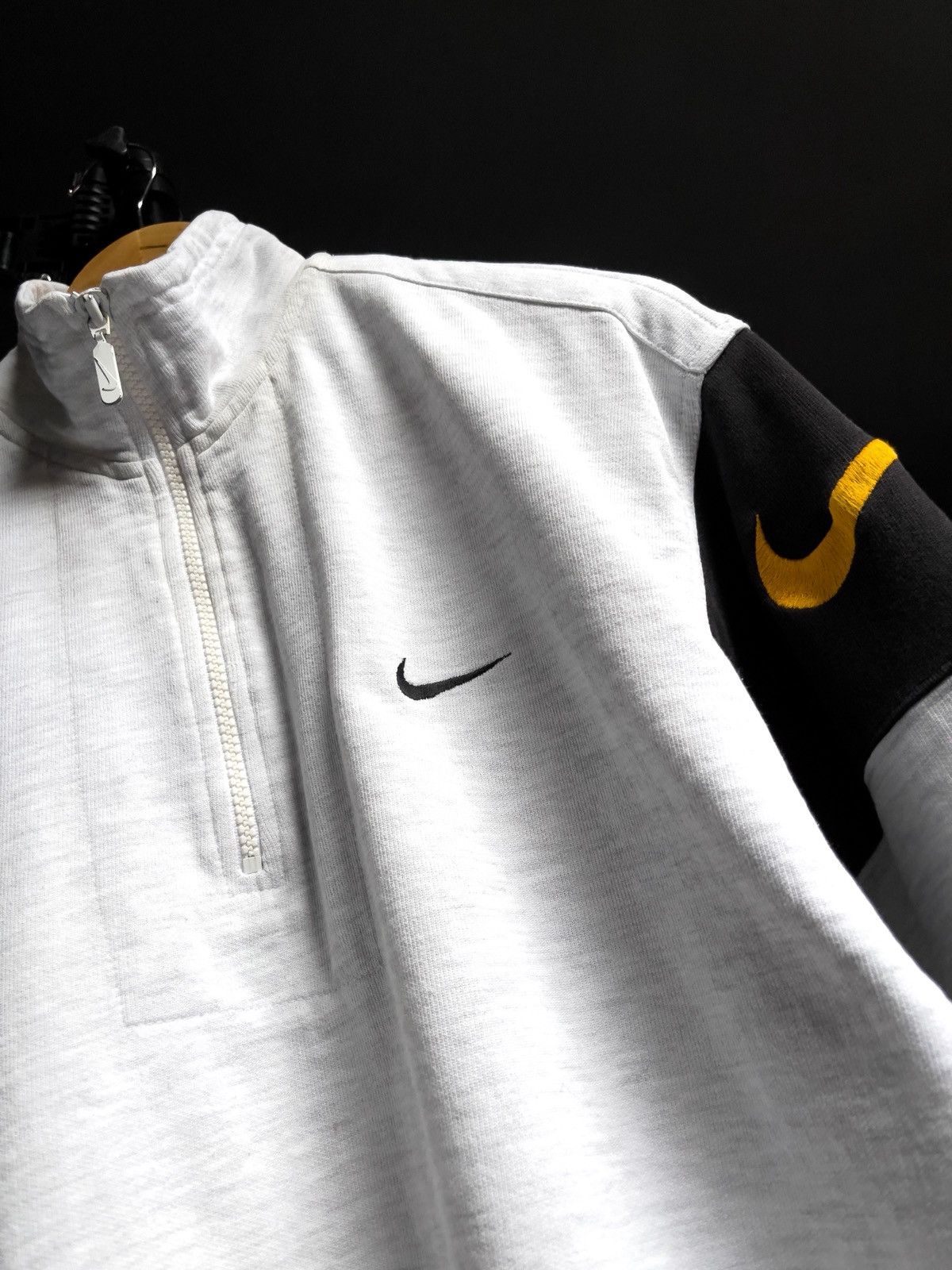 Nike 90's Nike 1/4 Zip Up Sweatshirt Size US S / EU 44-46 / 1 - 1 Thumbnail