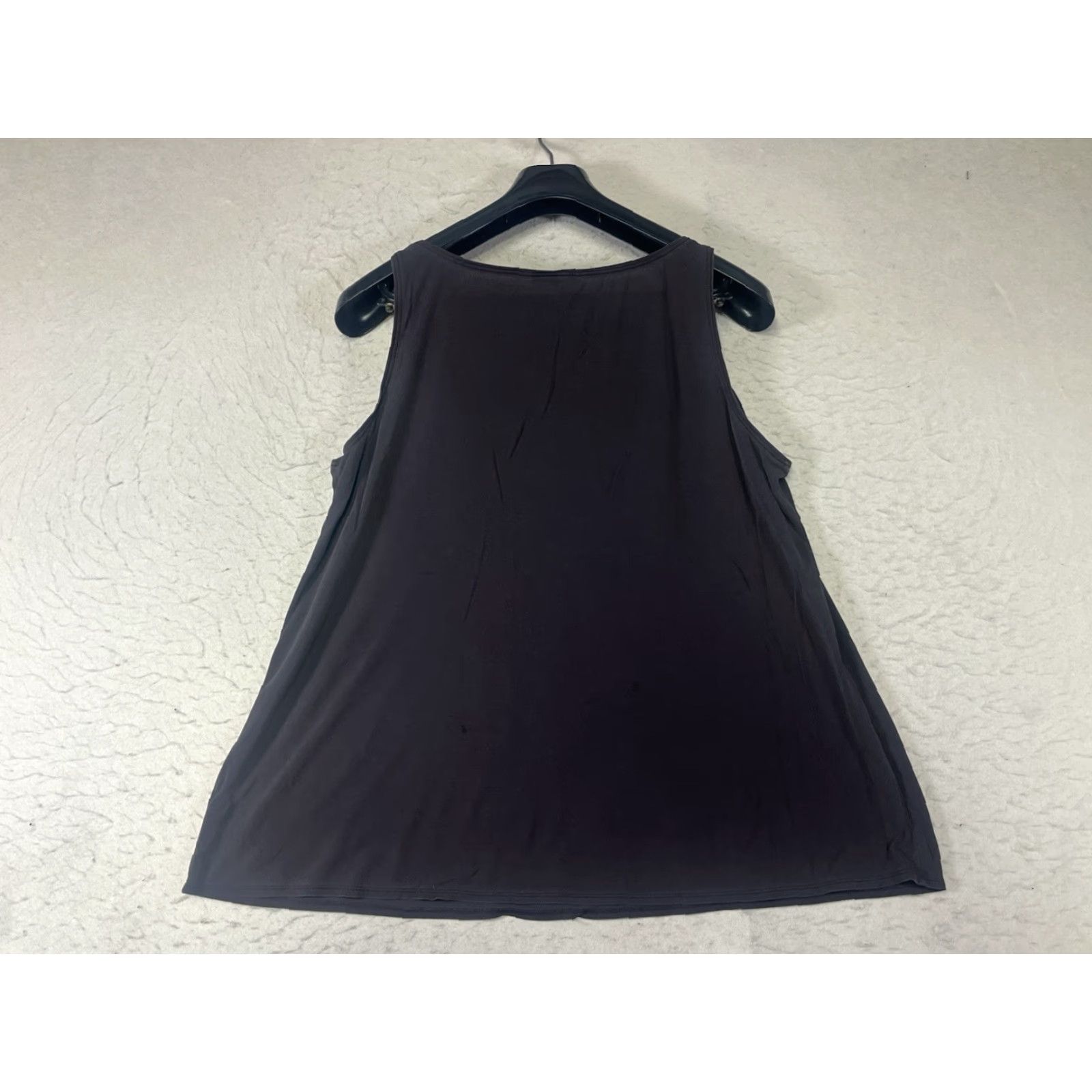 Eileen Fisher Eileen Fisher Blouse Shirt Women Tank Top Silk 100% Brown Scoop Neck Sleeveless L Petite Regular Size L / US 10 / IT 46 - 2 Thumbnail