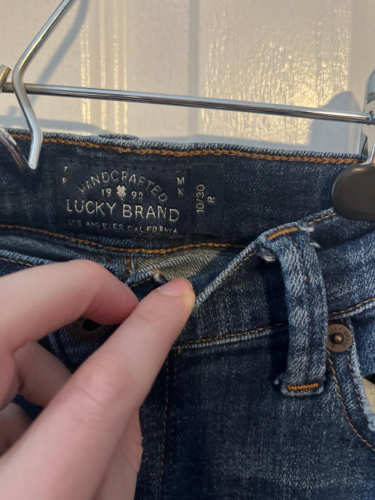 Lucky Brand Lucky Brand Women's Dark Wash Jeans - Size 10/30 Size 30" / US 8 / IT 44 - 2 Thumbnail