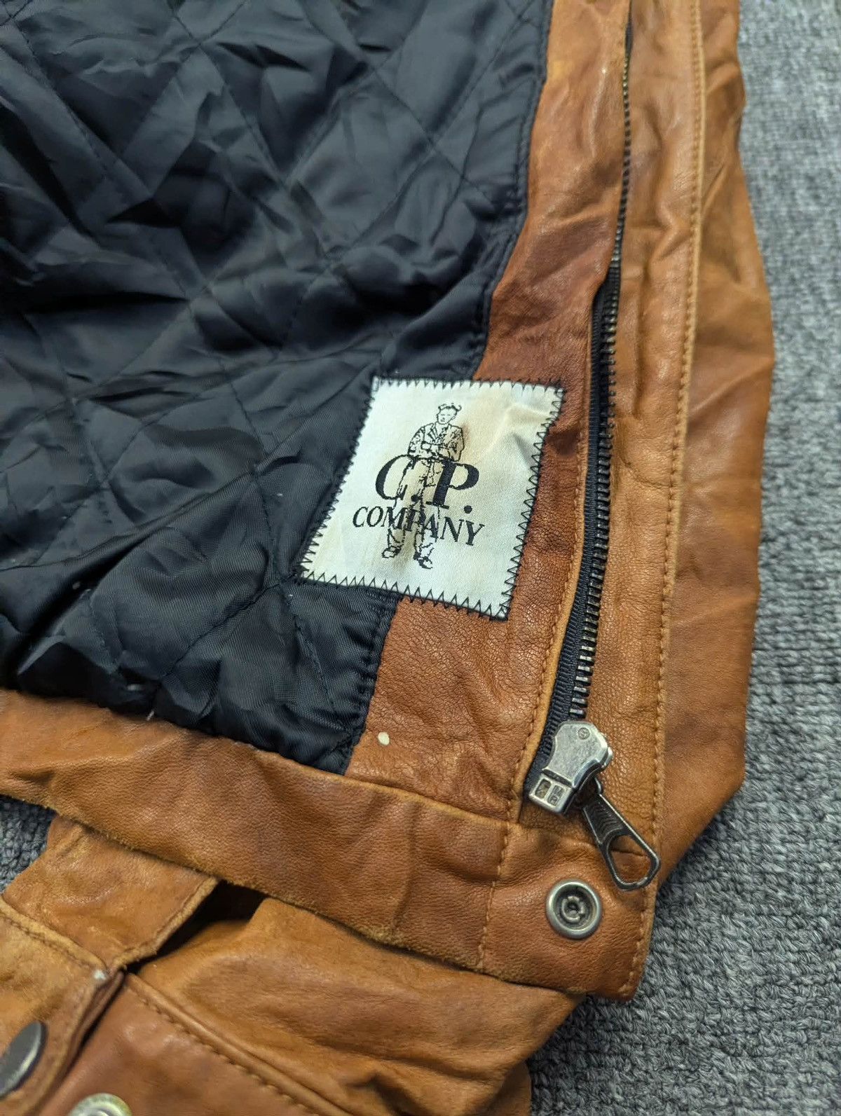 C.P. Company 🔥Vintage C.P Company Leather Jackets Brown Size US M / EU 48-50 / 2 - 5 Thumbnail