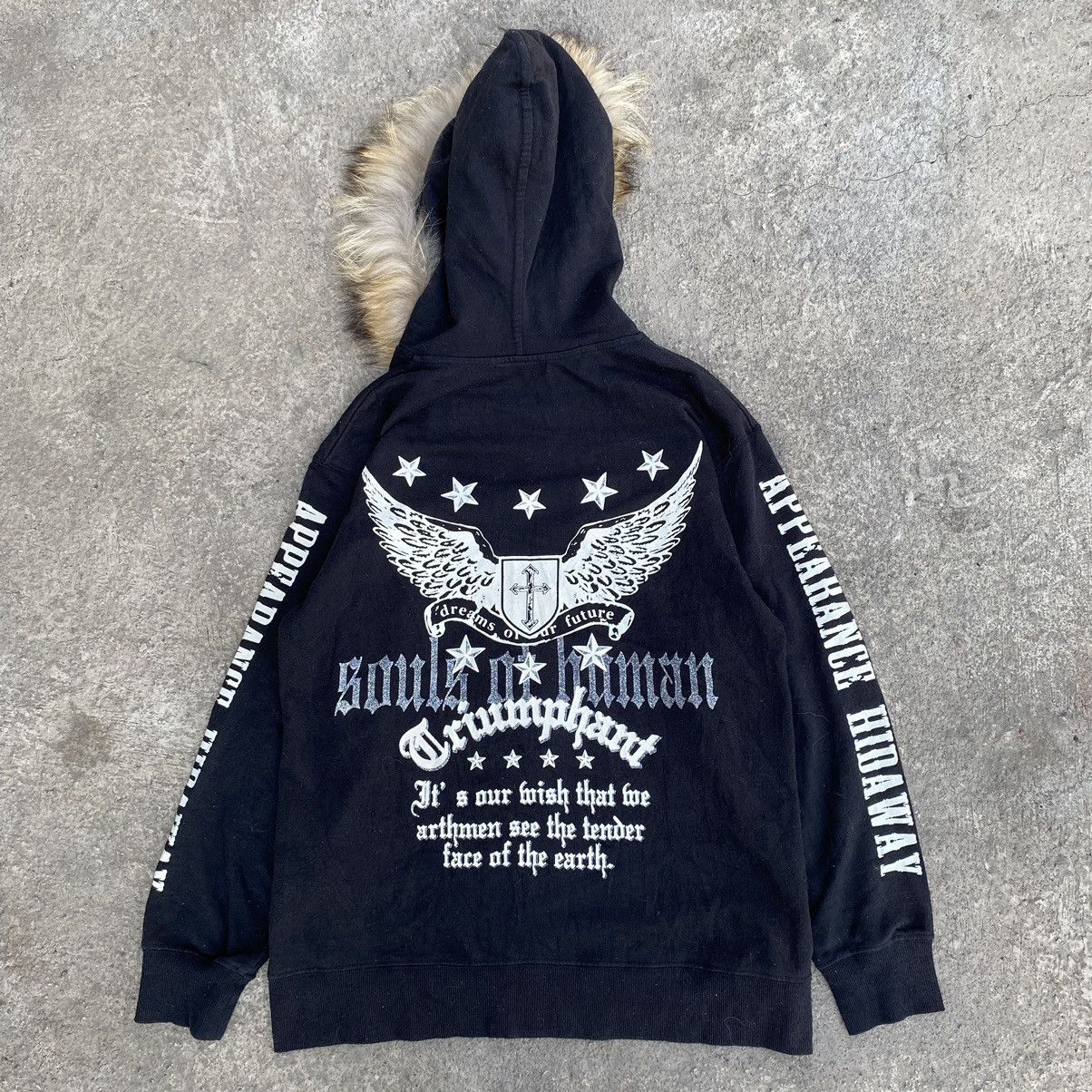 If Six Was Nine × Japanese Brand × Le Grande Bleu (L.G.B.) Y2k style LGB fur zip hoodie Size US M / EU 48-50 / 2 - 3 Thumbnail
