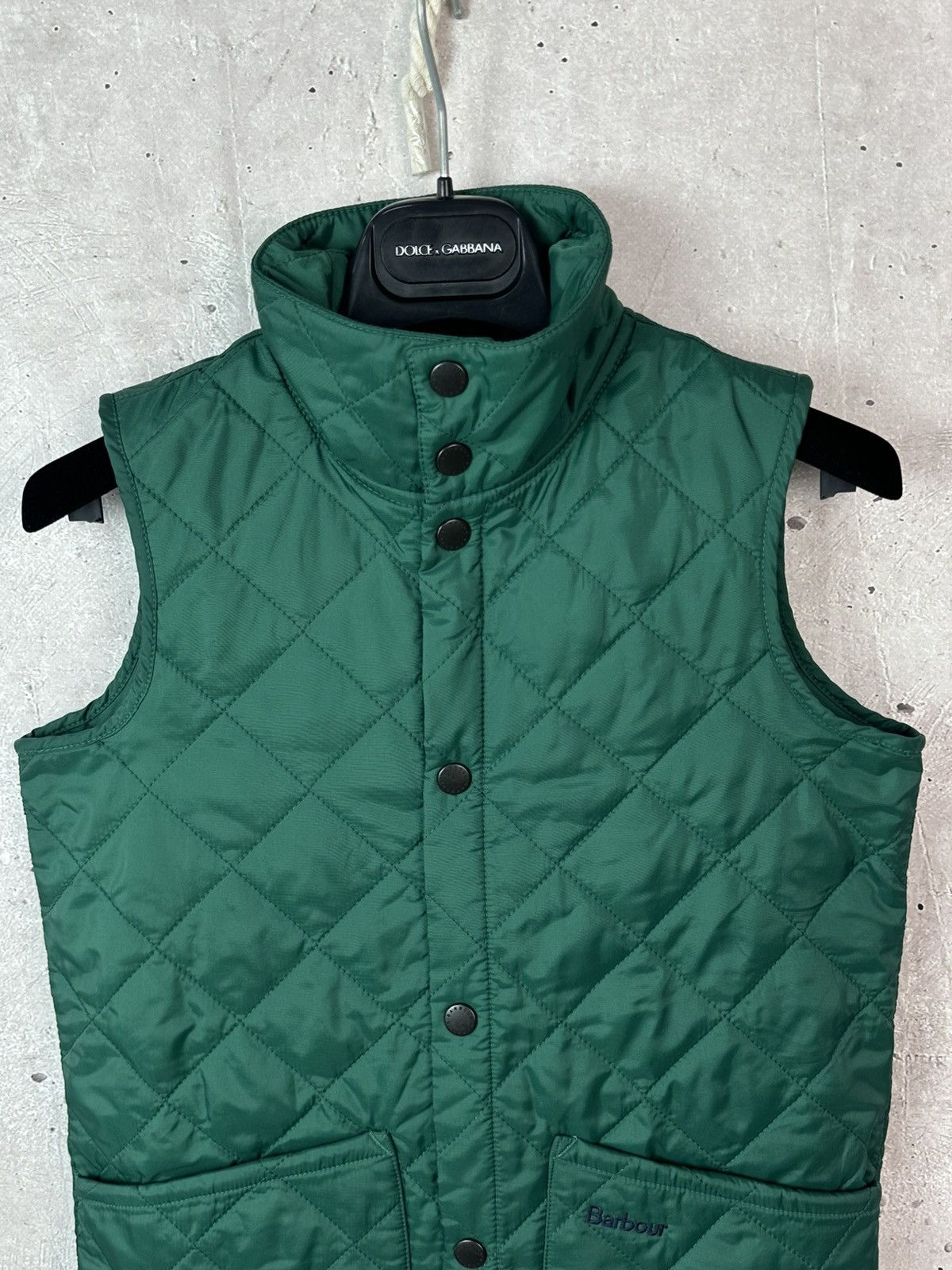 Barbour Barbour Liddesdale Quilted Green Boys Sleeveless Vest Size S / US 4 / IT 40 - 5 Thumbnail