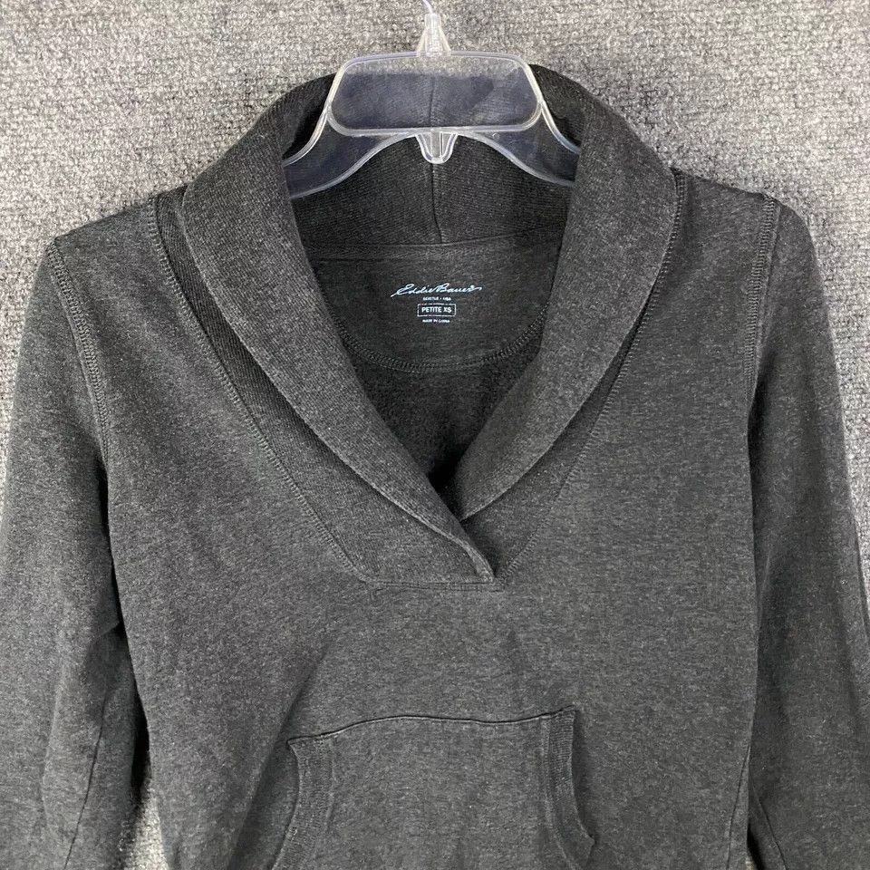 Eddie Bauer Eddie Bauer Sweater Women's Petite XS Gray Long Sleeve Size XS / US 0-2 / IT 36-38 - 2 Thumbnail