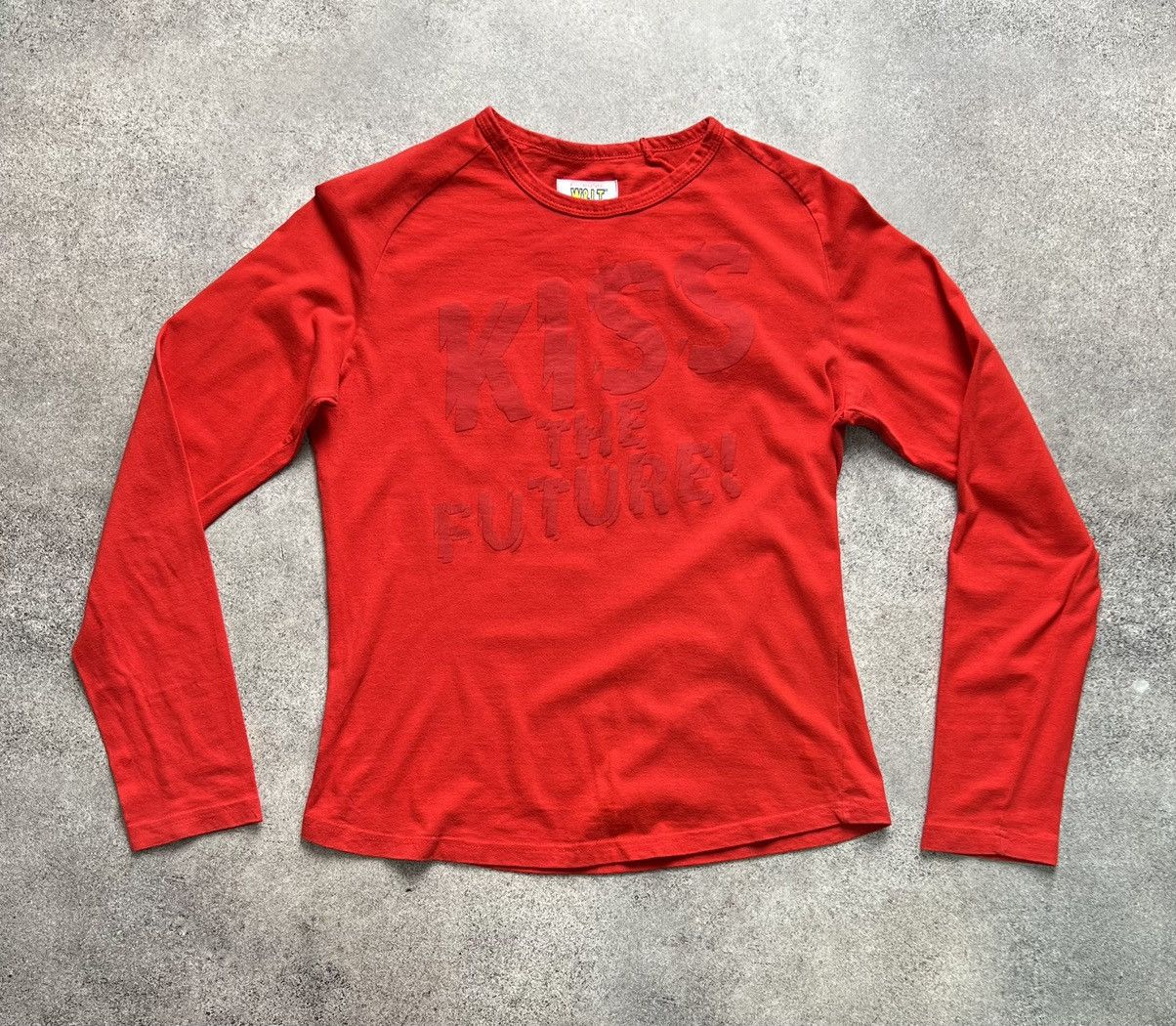 image of W Lt Walter Van Beirendonck x Walter Van Beirendonck Kiss The Future Vintage Sweater in Red (Size S