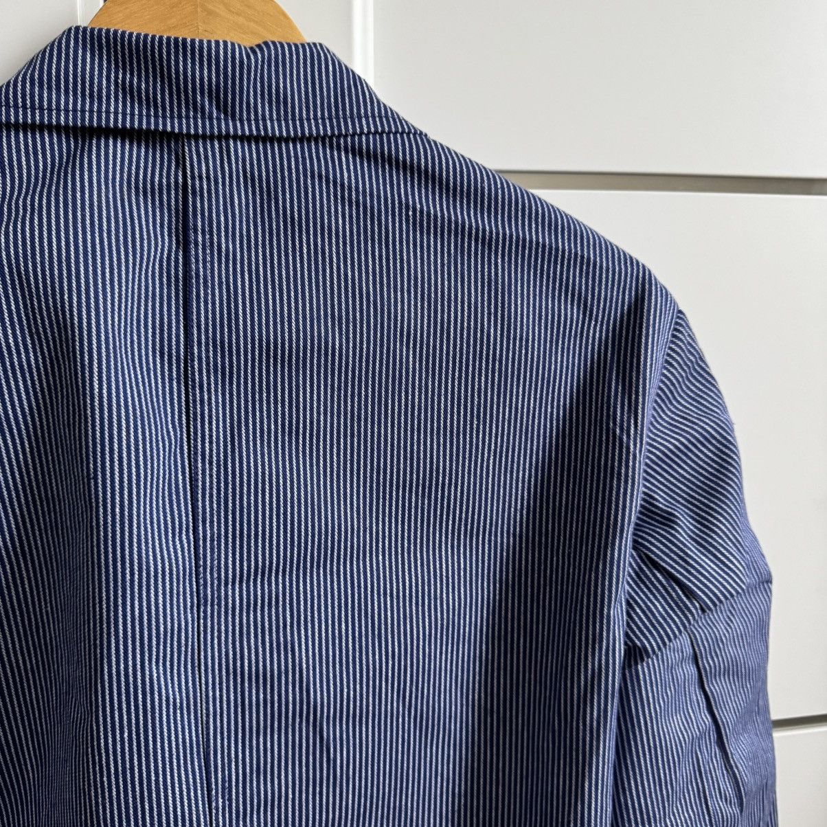 Vintage Spilag vintage deadstock striped chore works jacket Size US M / EU 48-50 / 2 - 12 Thumbnail