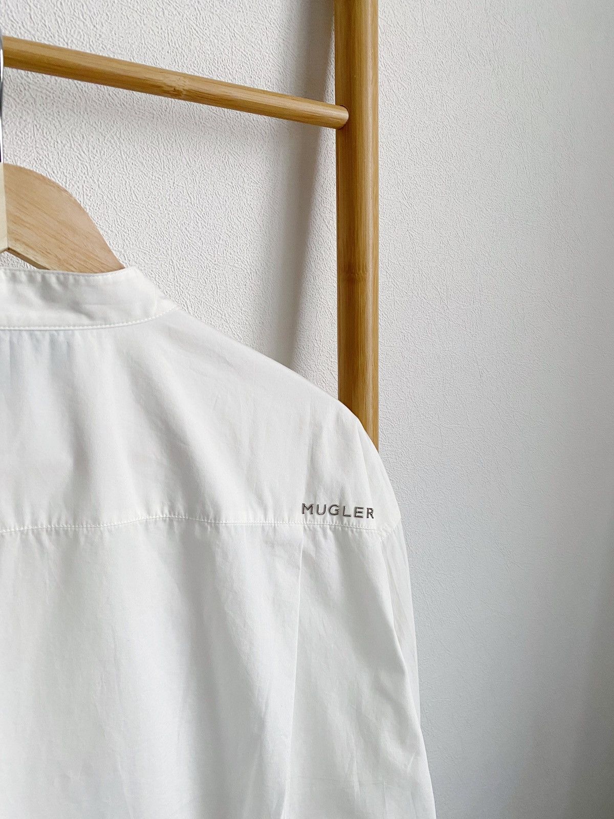 Mugler Mugler x H&M Double-breasted Poplin Shirt Size XL Size US XL / EU 56 / 4 - 24 Thumbnail