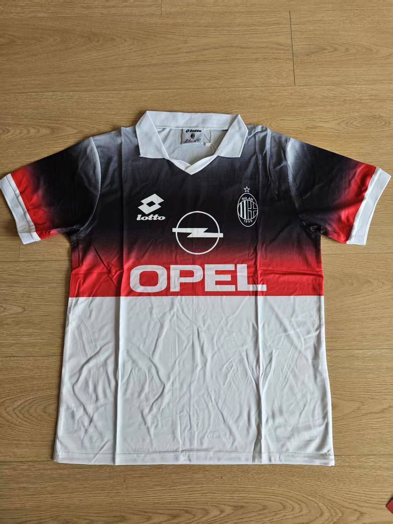 Lotto Sport 1995 1996 AC Milan Jersey White Size US XXL / EU 58 / 5 - 1 Thumbnail