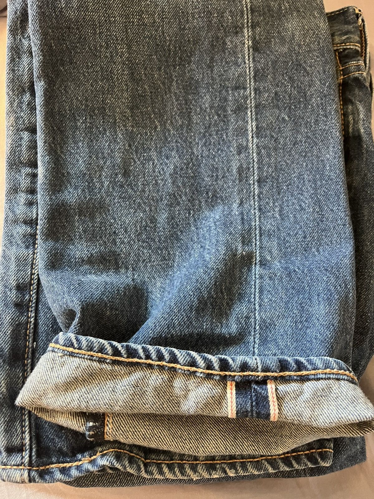 Levi's Selvedge Levi’s 501 33x32 White Oak Cone Denim Size US 33 - 3 Thumbnail