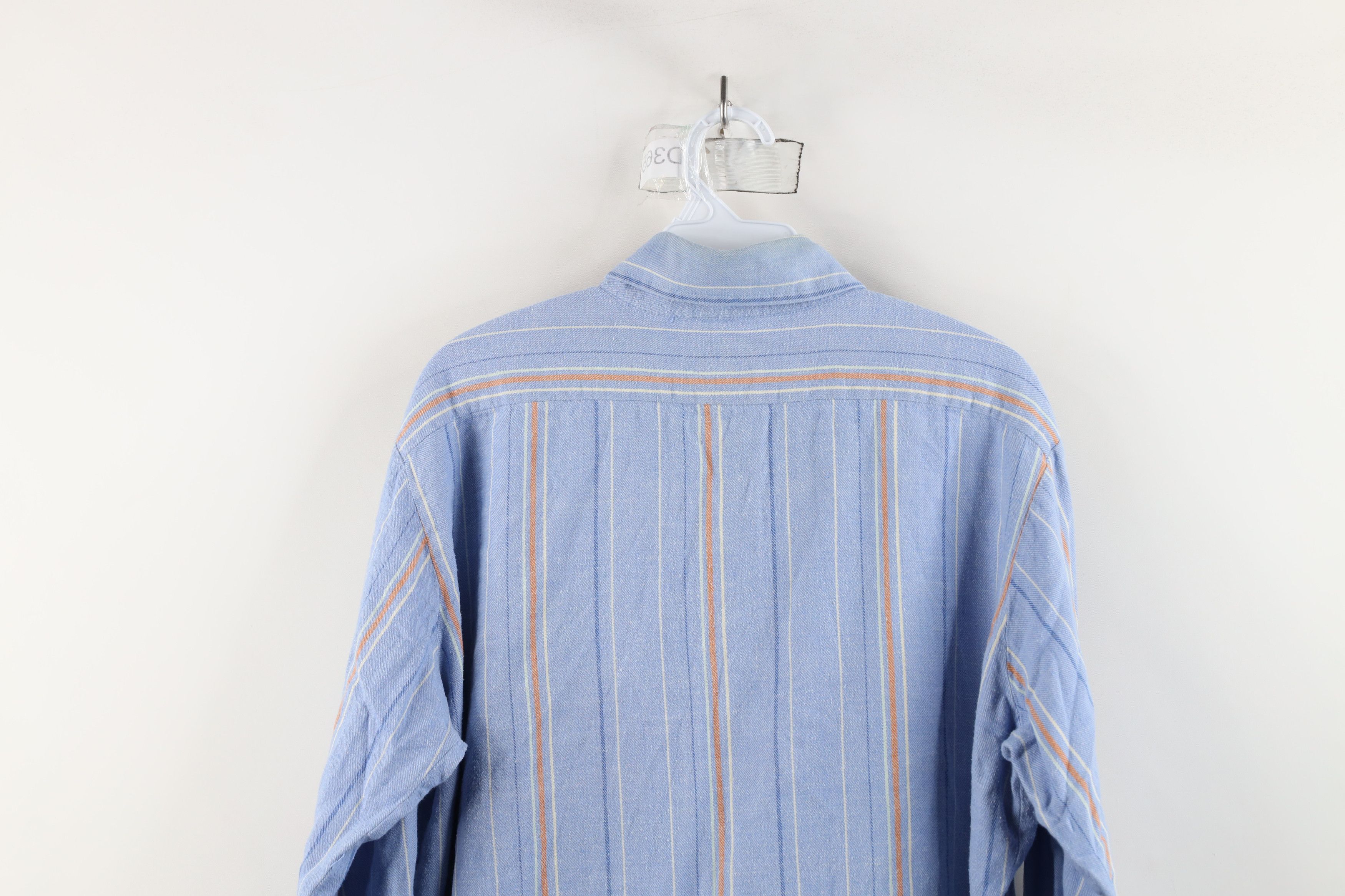 Vintage Vintage 90s Streetwear Collared Flannel Button Down Shirt Size US L / EU 52-54 / 3 - 11 Thumbnail