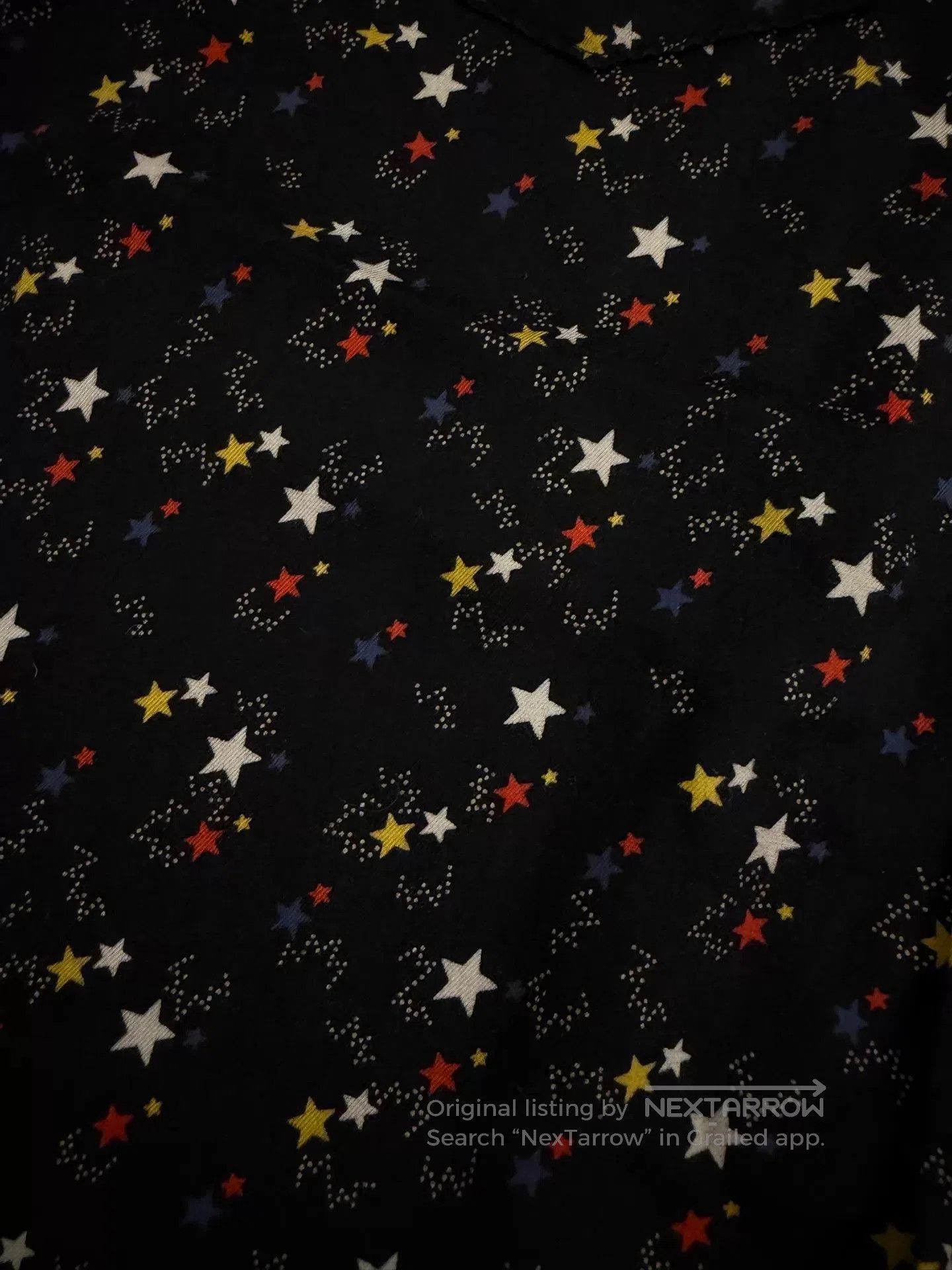 Saint Laurent Paris Black Star Print Long Sleeve Button. Size US S / EU 44-46 / 1 - 7 Thumbnail