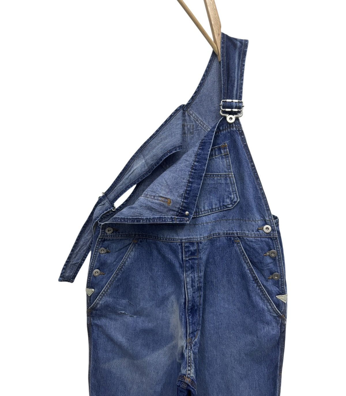 Hysteric Glamour Vintage Spellbound Garment Of ChampionDenim Overalls Size US 34 / EU 50 - 5 Thumbnail