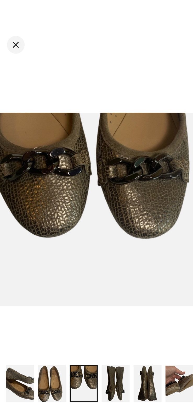 Donald Pliner Donald Pliner Leather Ballet Flat Meets Driving Moccasin Size US 6.5 / IT 36.5 - 3 Thumbnail