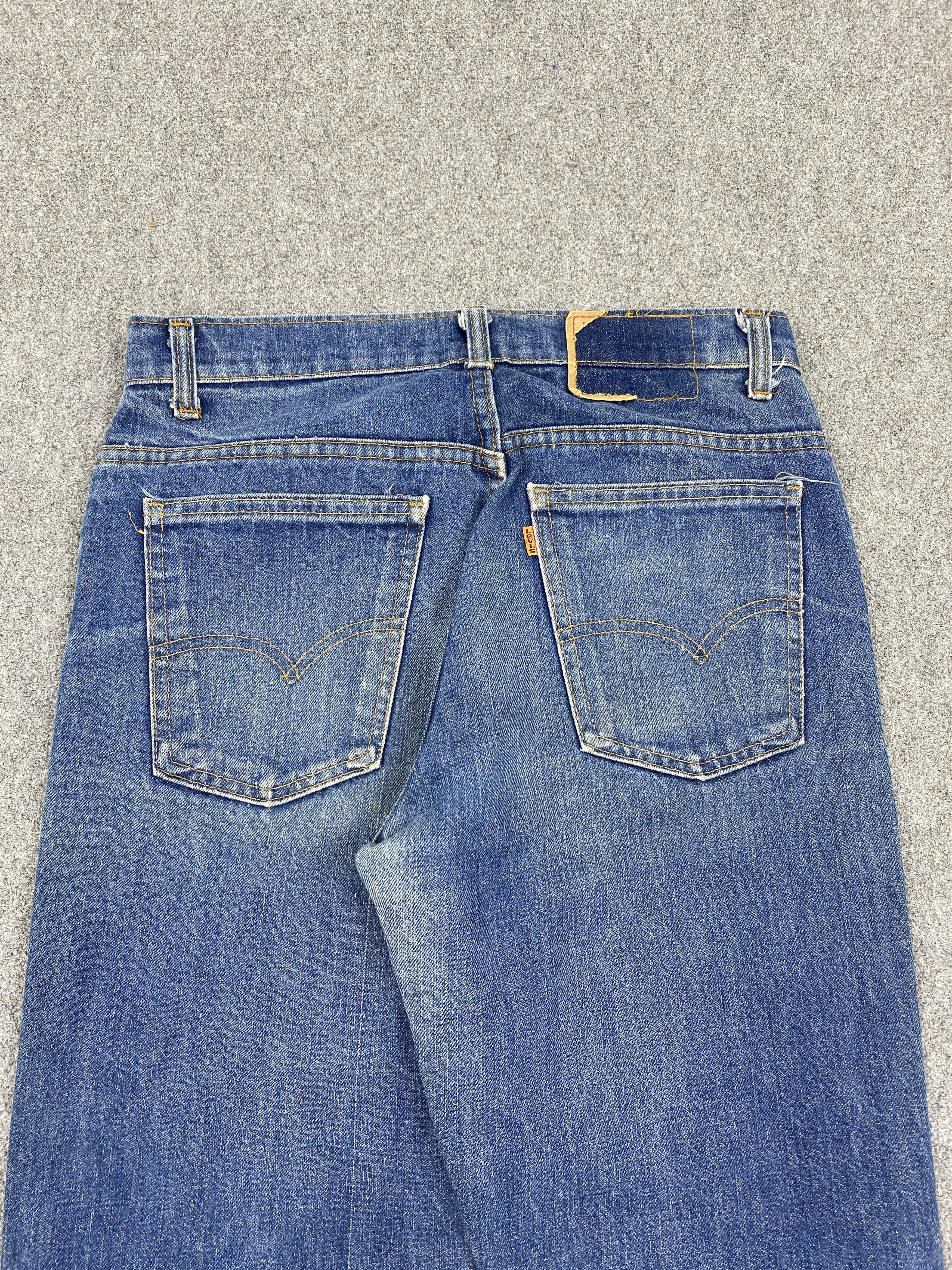 Levi's Vintage 80s Levis 519 Orange Tab Flared Denim DP2737 Size US 31 - 4 Thumbnail