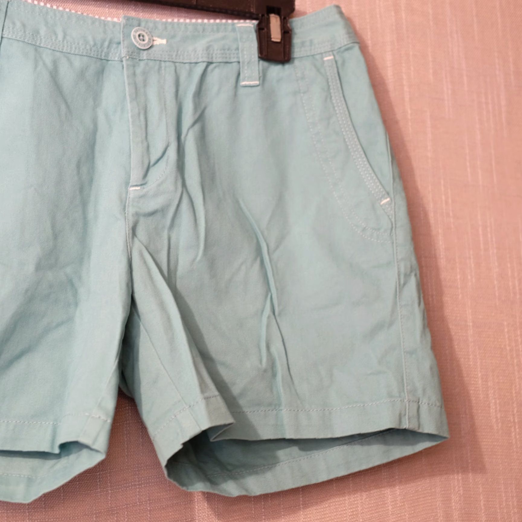 Vintage Natural Reflections Shorts Chino Green 100% Cotton Womens 8 Nwot! Nwot Reflections Shorts Green Chino 100% Cotton Womens 8 #H99-48 Size 30" / US 8 / IT 44 - 3 Thumbnail