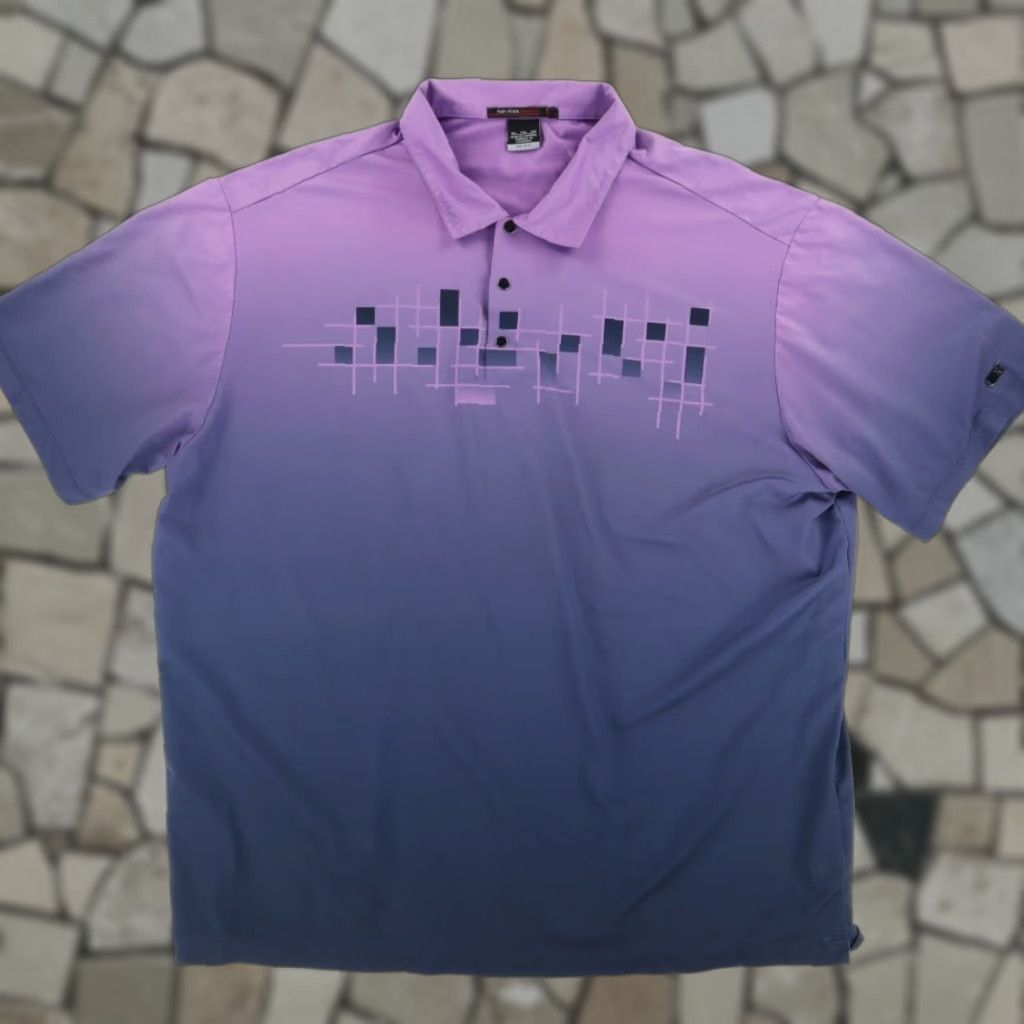 Nike Nike Tiger Woods Graphic Stretch Ombre Polo Shirt Men's 2XL Size US XXL / EU 58 / 5 - 1 Thumbnail