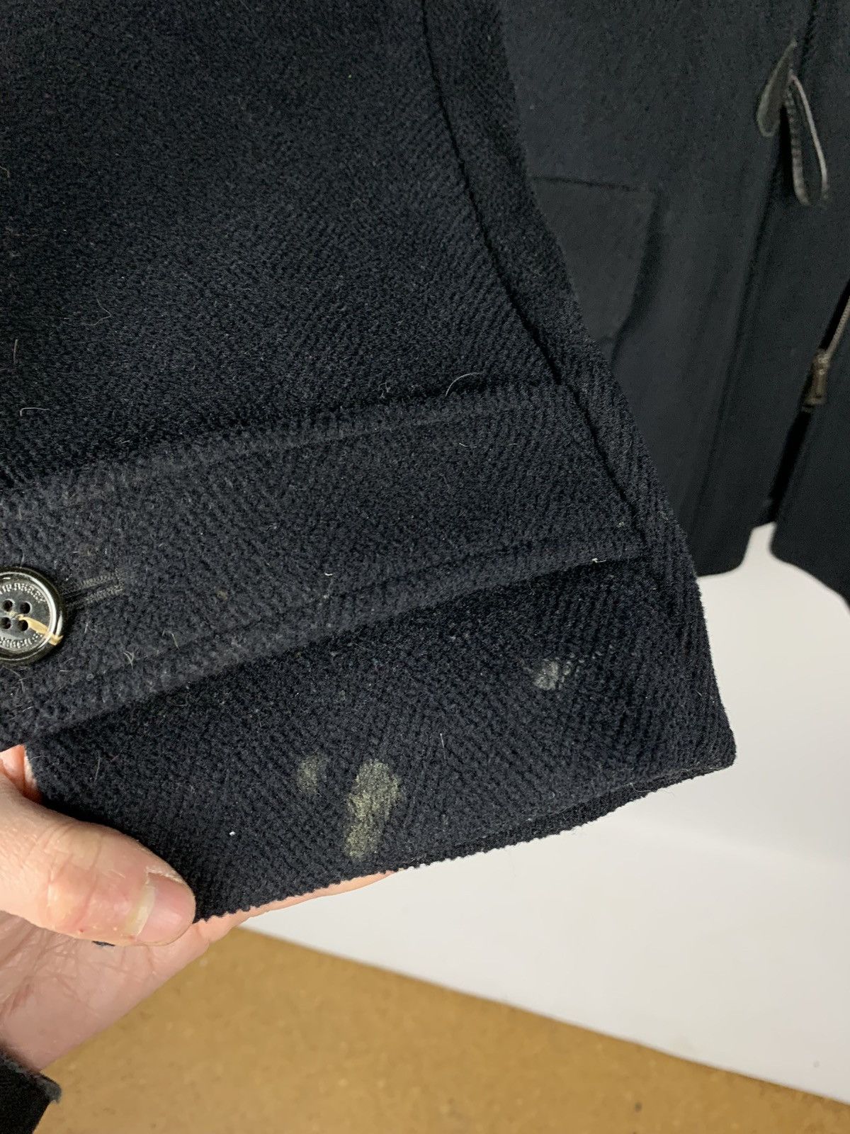 Burberry Burberry London Duffle Coat Wool Sz IT 46 Black Hooded 90’s Size L / US 10 / IT 46 - 23 Thumbnail