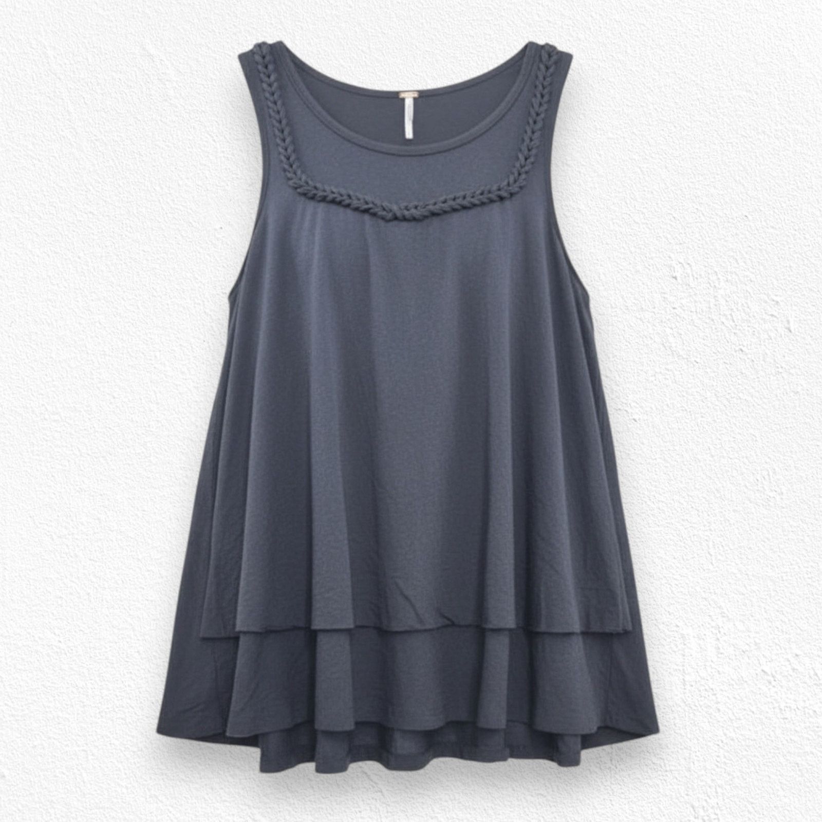 Free People Free People Braided Neck Swing Tank Top Size Small Size S / US 4 / IT 40 - 1 Thumbnail