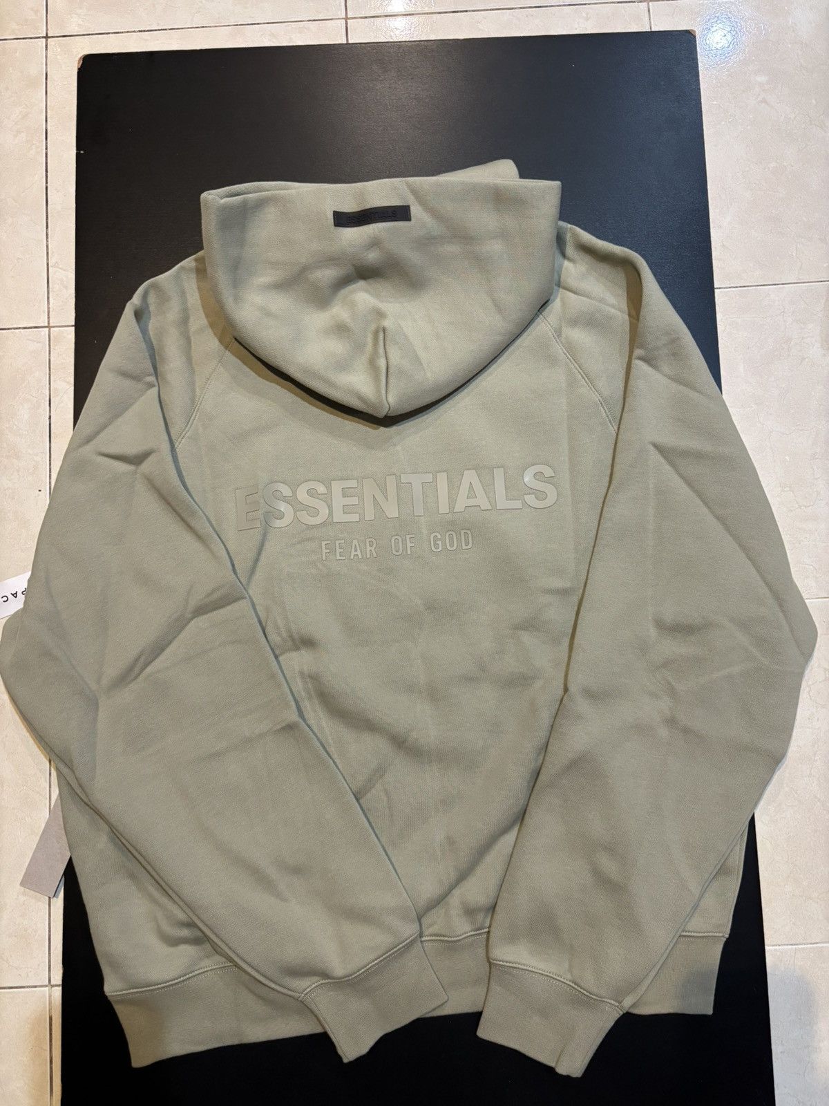 Fear of God Essentials Pistachio Hoodie - Medium