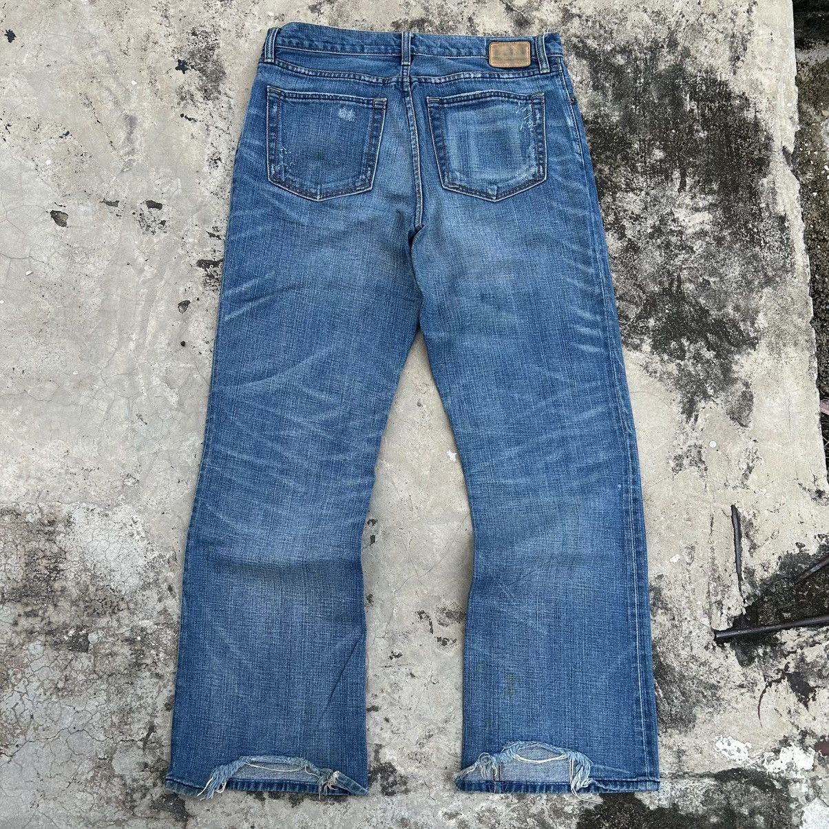 Japanese Brand Vintage 90s GAP BOOT FIT Blue Jeans Distressed Size US 36 / EU 52 - 16 Thumbnail