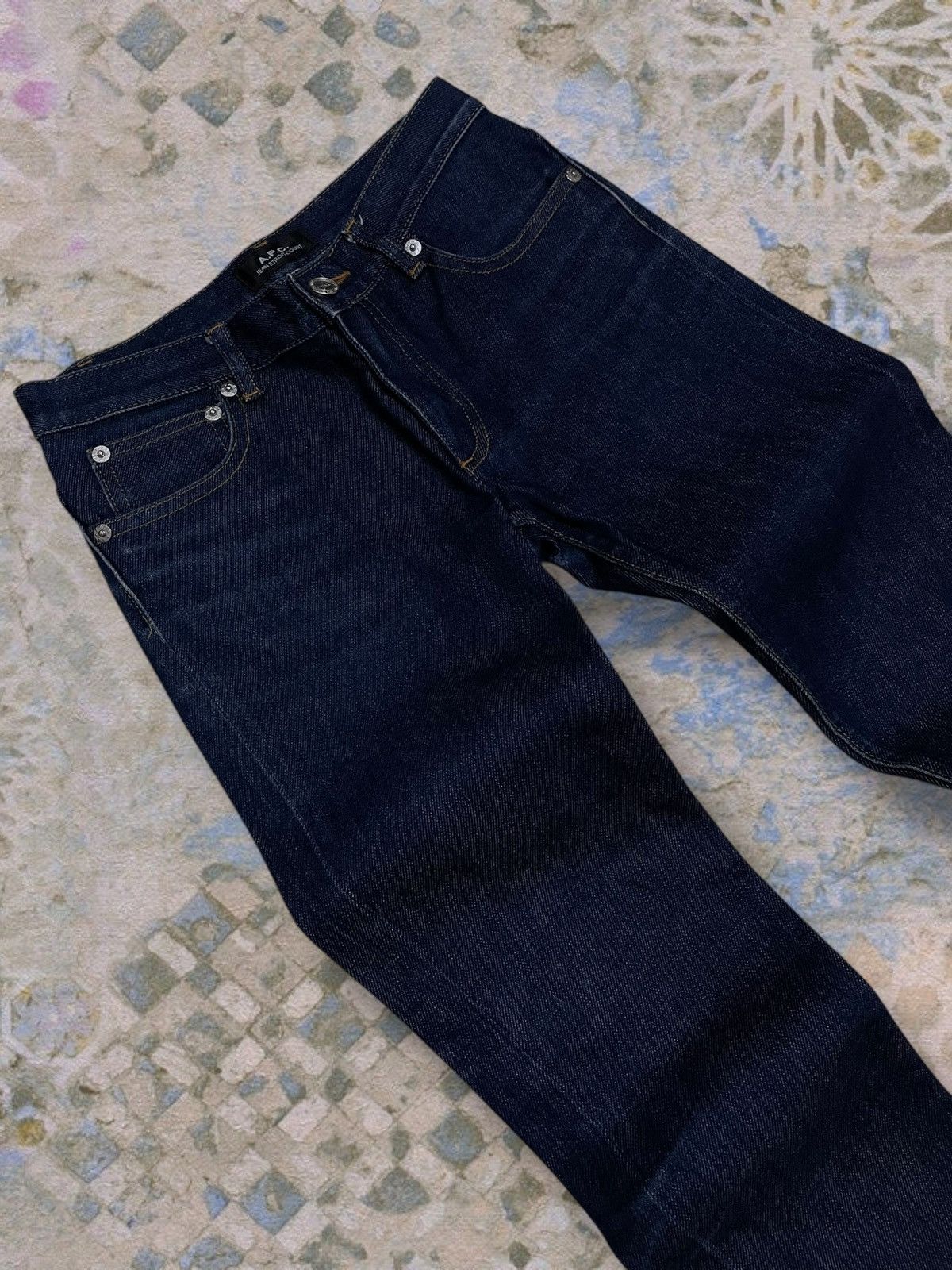 A.P.C. × Designer × Vintage Vintage Original Designer A.P.C Jean Etroit Court Skinny Size 25" / US 0 / IT 36 - 7 Thumbnail
