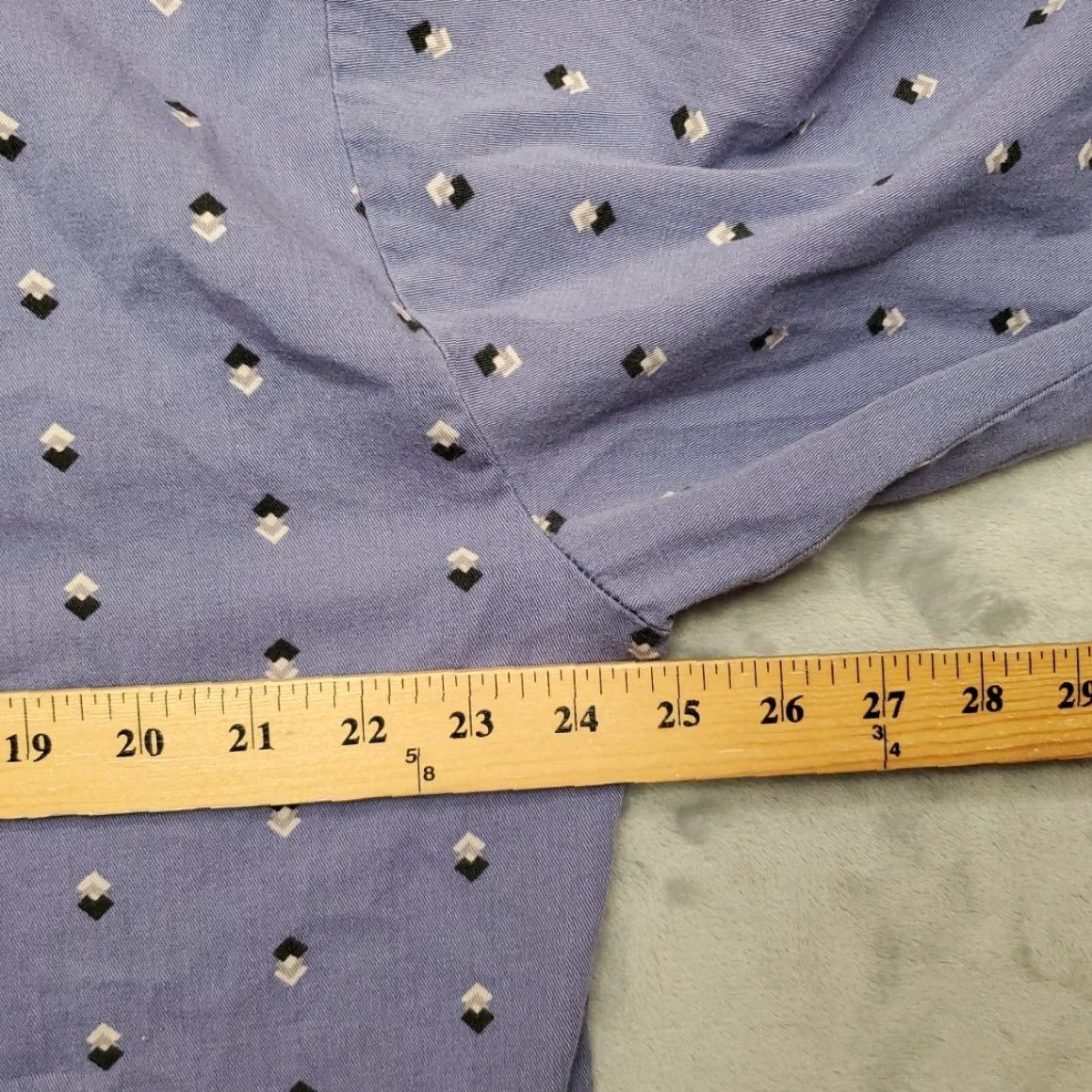 Roper VINTAGE Roper Sport Shirt Mens XL Blue Geometric Long Sleeve Pearl Snap Western Shirt Cortal Size US XL / EU 56 / 4 - 7 Thumbnail