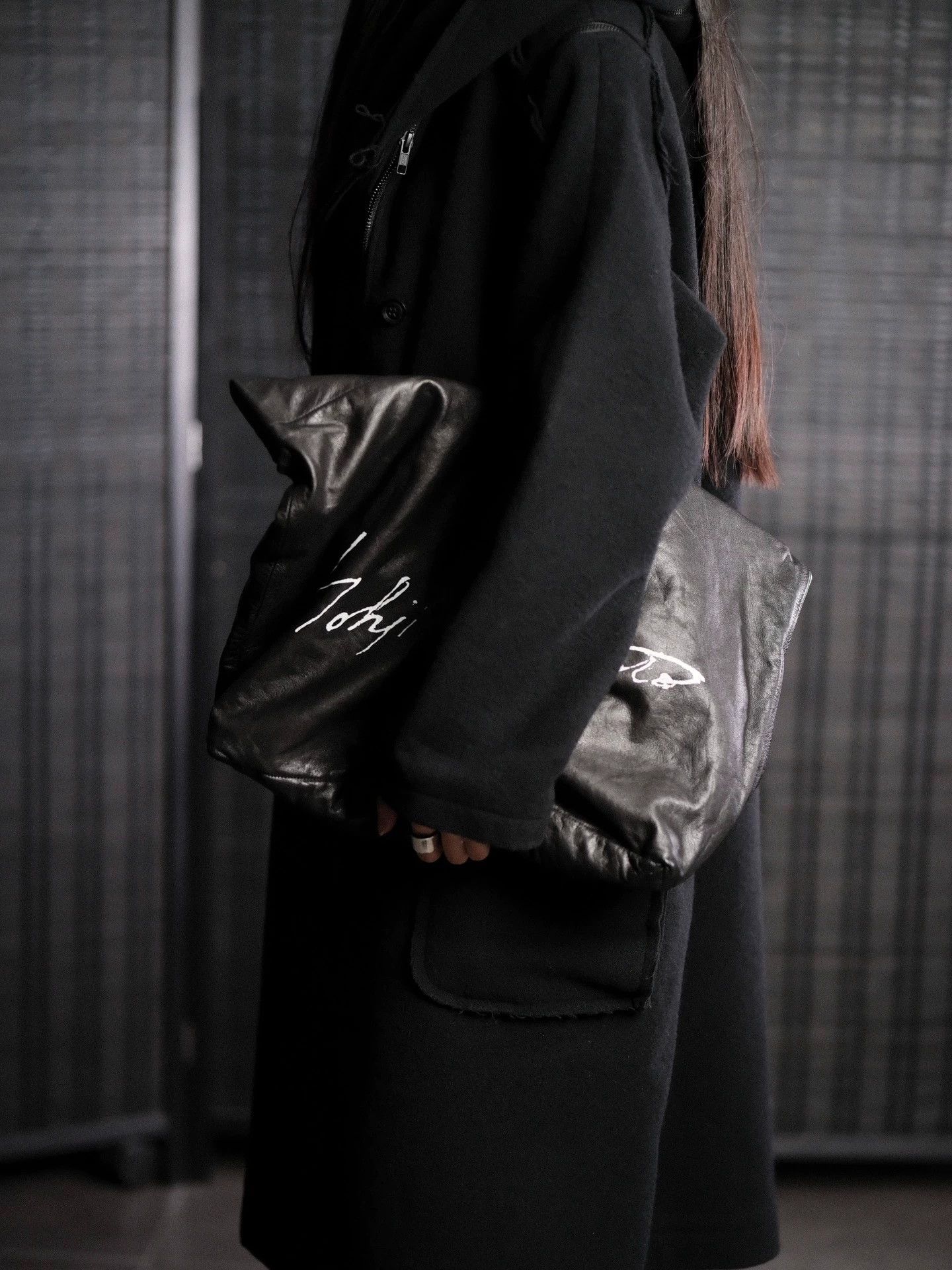 Yohji Yamamoto Yohji Yamamoto 24AW Vintage Logo Signature Tote Bag Size ONE SIZE - 3 Thumbnail