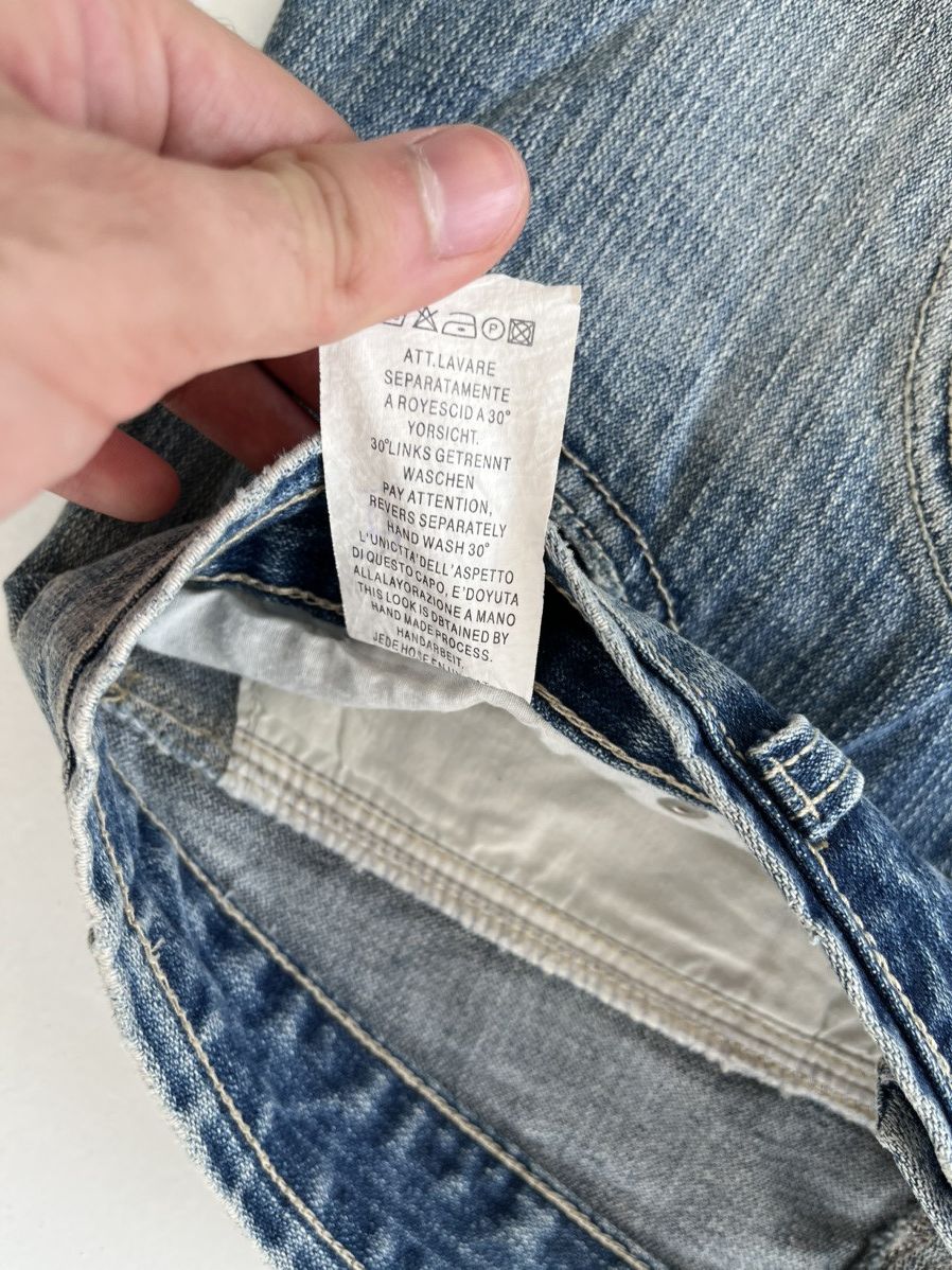 20471120 Vintage distressed Japanese jeans from 00s Y2K stonewashed Size US 32 / EU 48 - 7 Thumbnail