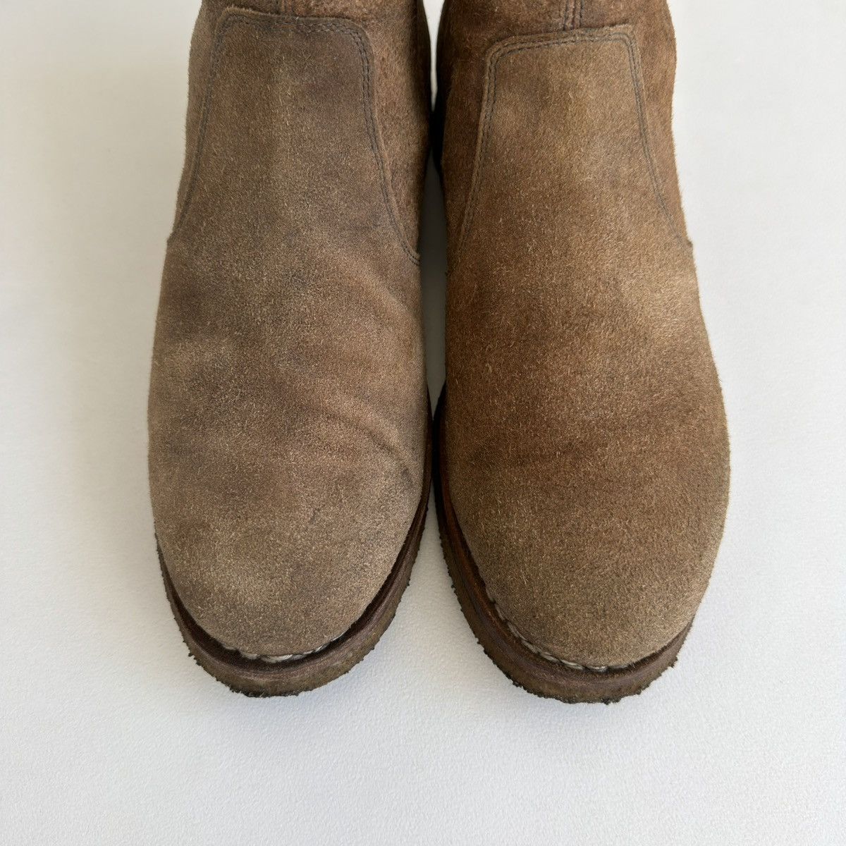Maison Margiela S/S 14 Distressed Suede Western Boots Size US 9 / EU 42 - 10 Thumbnail