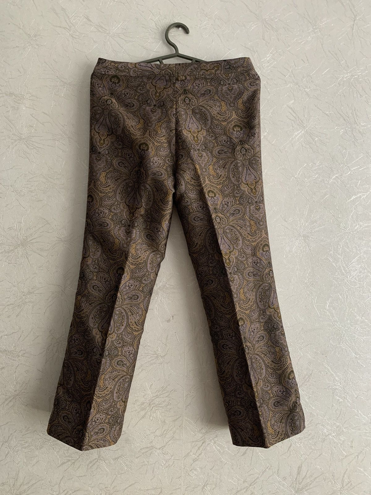 Isabel Marant × Vintage Vintage Isabel Marant Cropped Women’s Overprint Pants Size 28" / US 6 / IT 42 - 2 Thumbnail